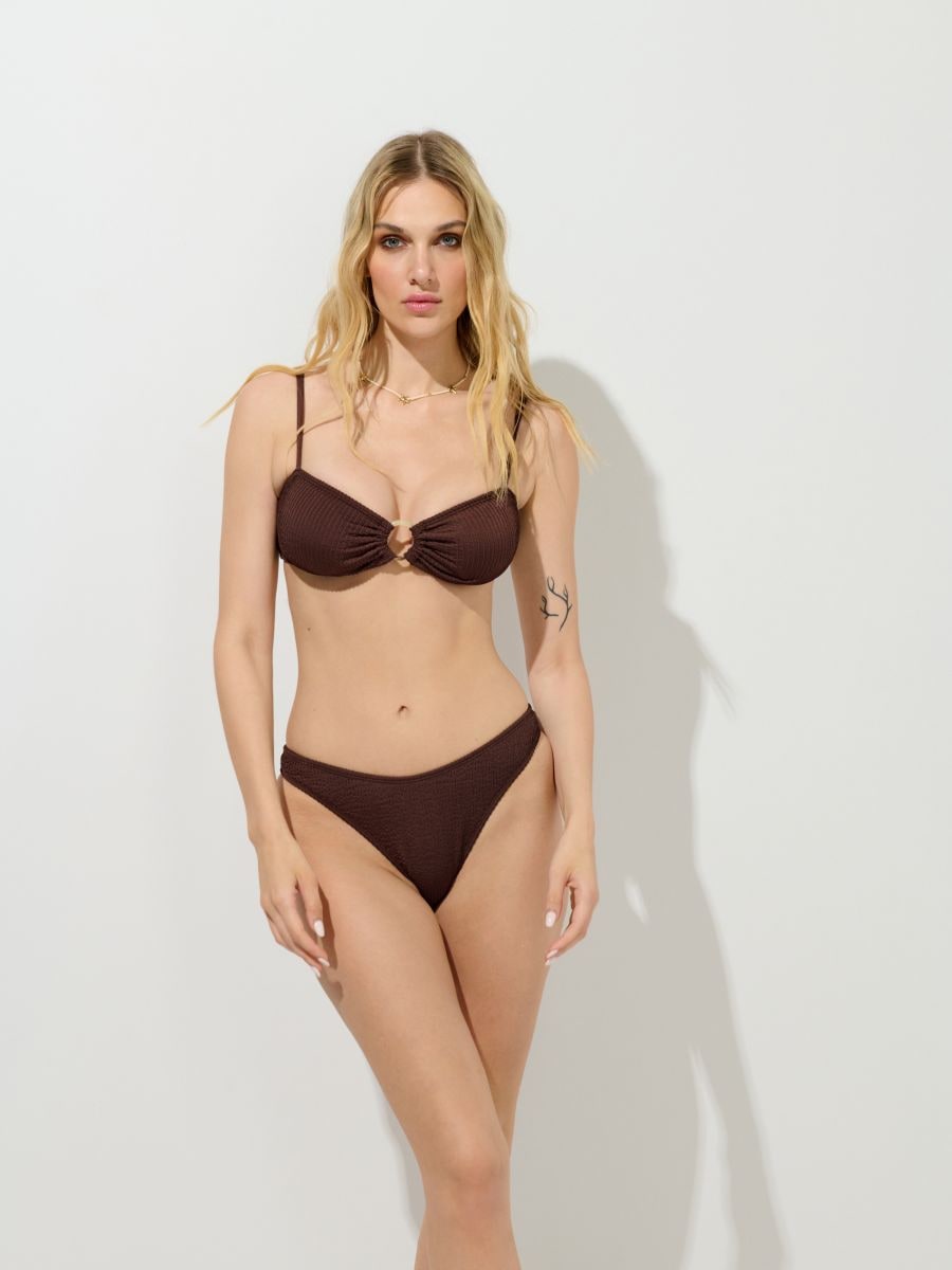 Bikini top Boja smeđe SINSAY 4885Z 89X