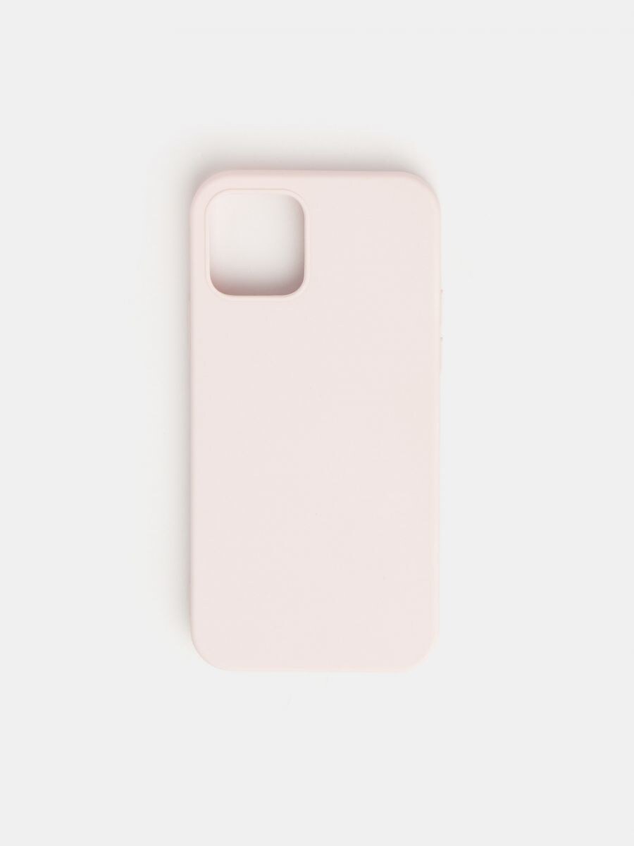 Hülle für iPhone 12 12 Pro Farbe Pastellrosa SINSAY 5099Z 03X