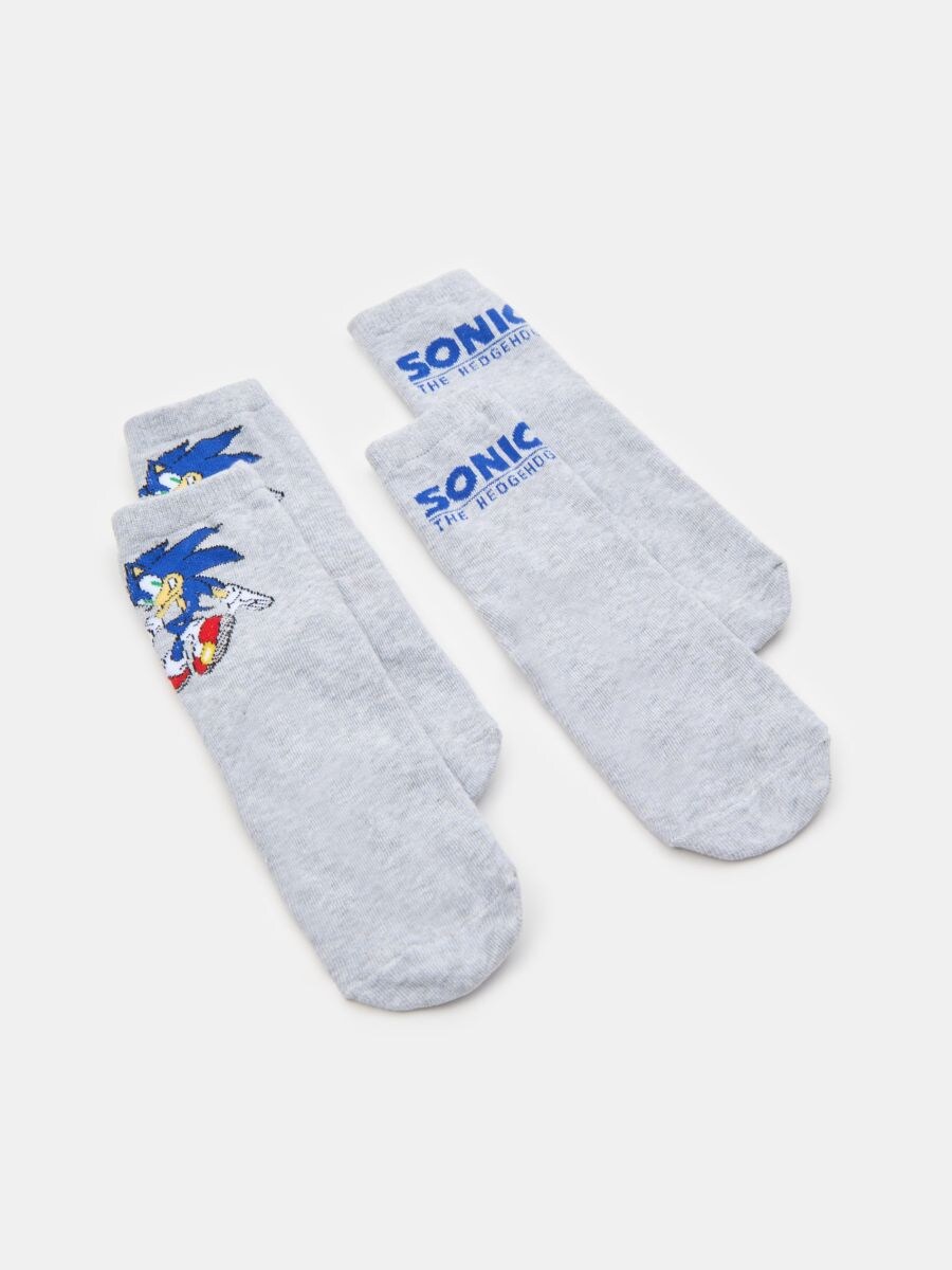 Confezione Da 2 Paia Di Calze Sonic The Hedgehog Colore Multicolor