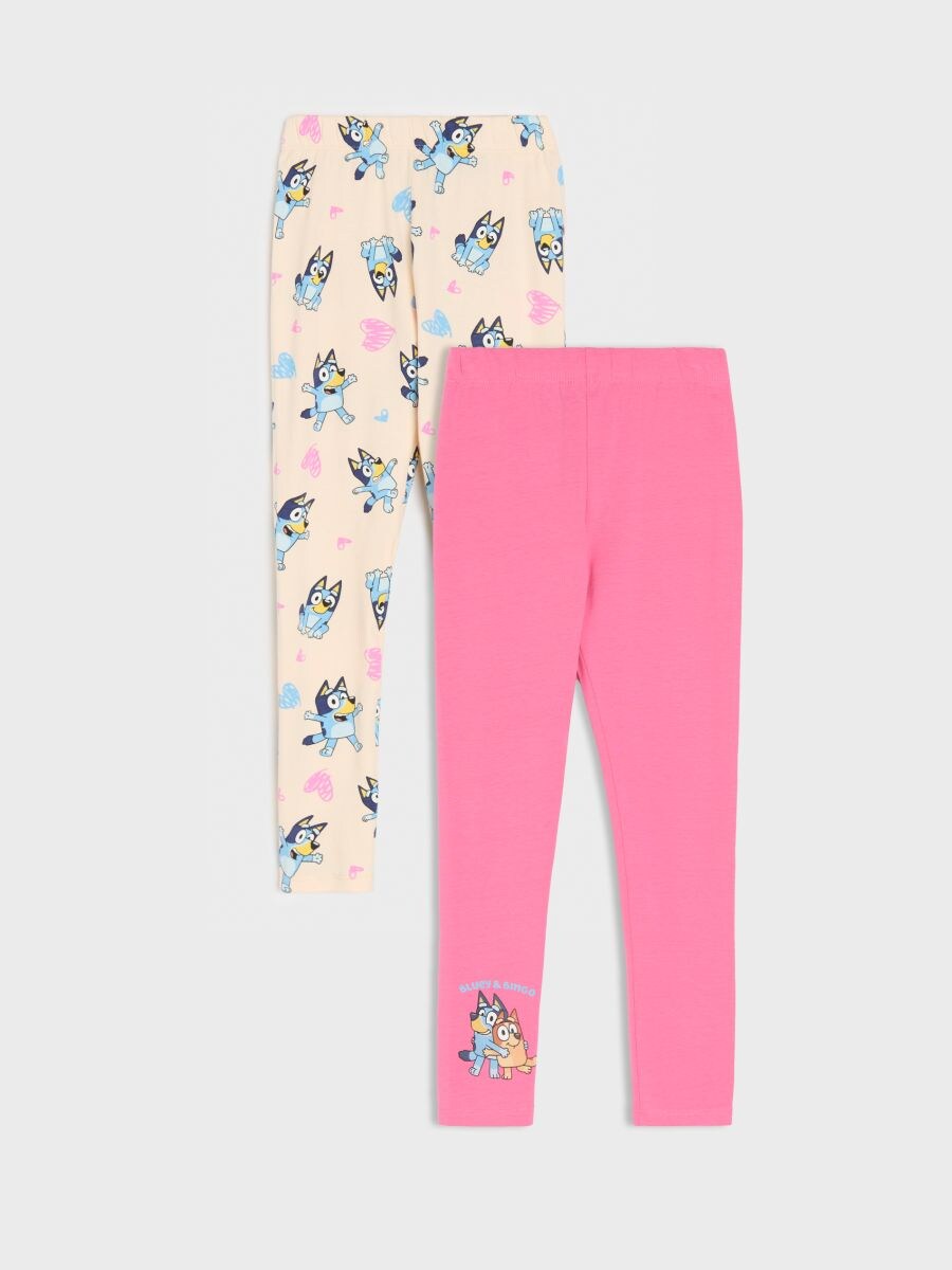 Confezione Da Paia Di Leggings Bluey Colore Rosa Shocking Sinsay