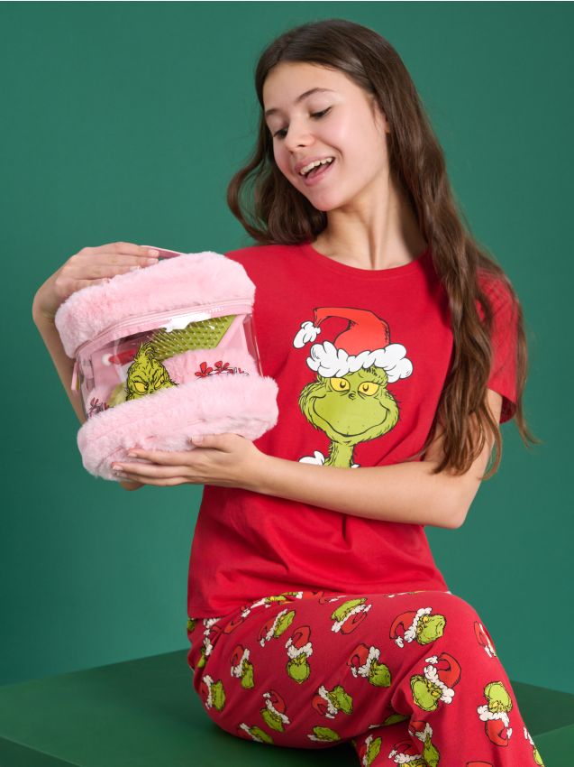 Portfard Grinch Culoare Roz Pastel Sinsay Az X