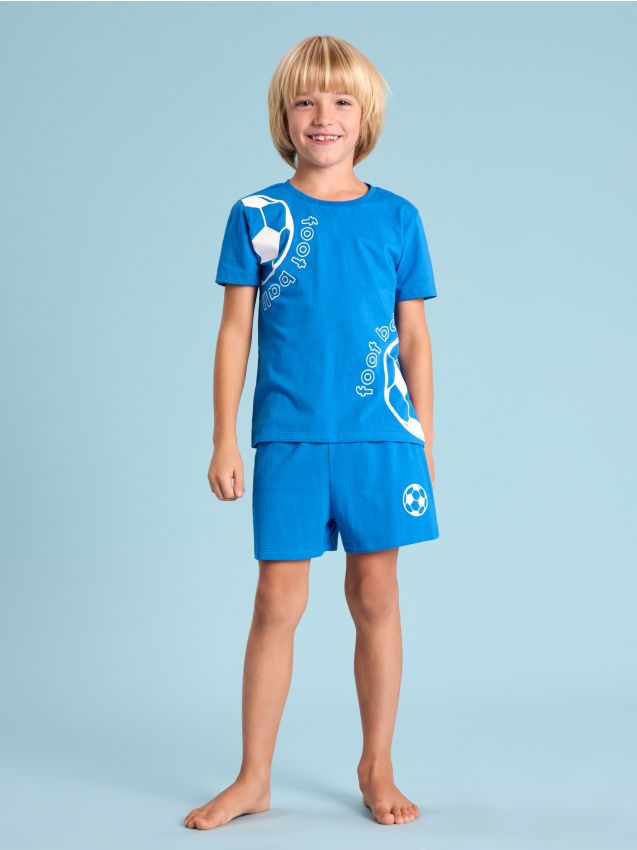 Zweiteiliges Pyjama Set Farbe Blau SINSAY 168CG 55X