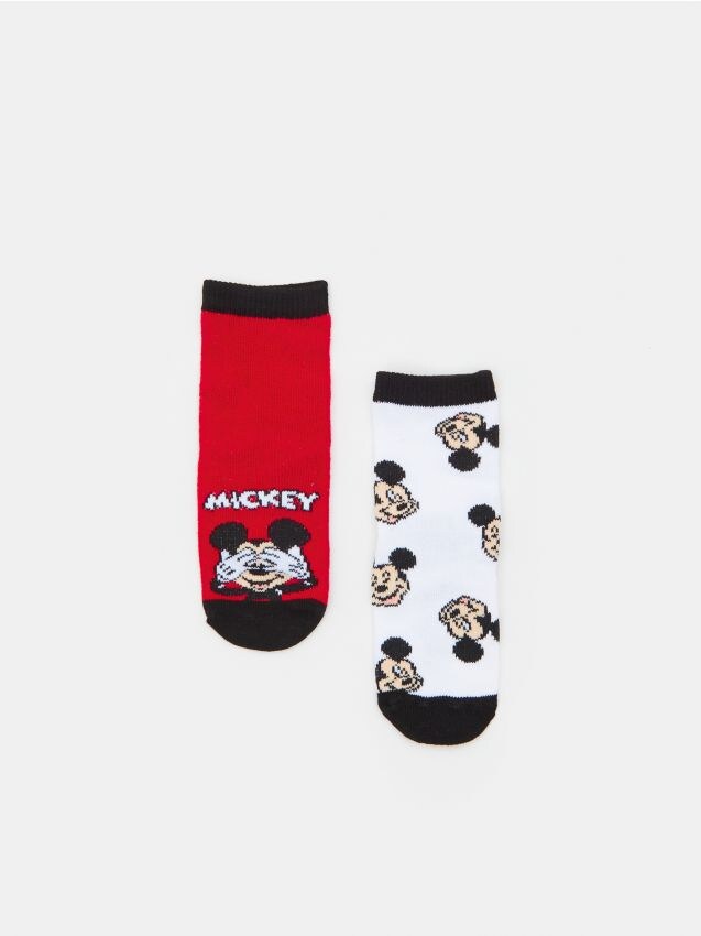 Mickey Mouse Socks 2 Pack Color White SINSAY 2411F 00X