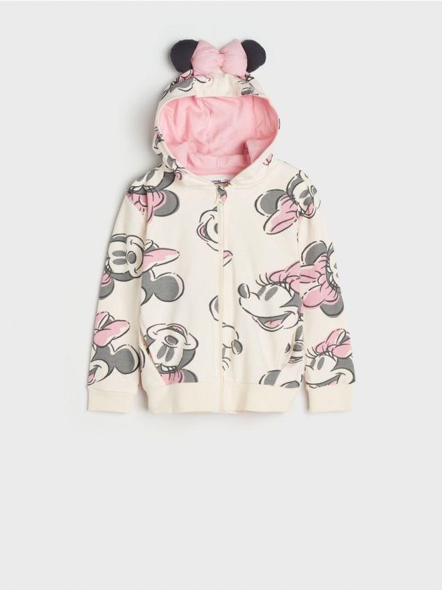 Sweatjacke Minnie Mouse Farbe Creme Sinsay M X