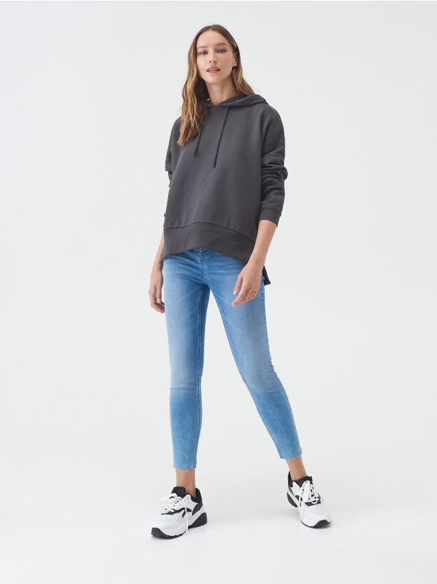 Blugi skinny cu talie înaltă Culoare albastru SINSAY YZ739 50J