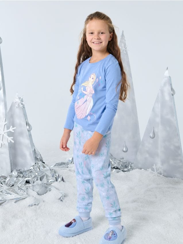 Zweiteiliges Pyjama Set Frozen Farbe Hellblau Sinsay Zf X