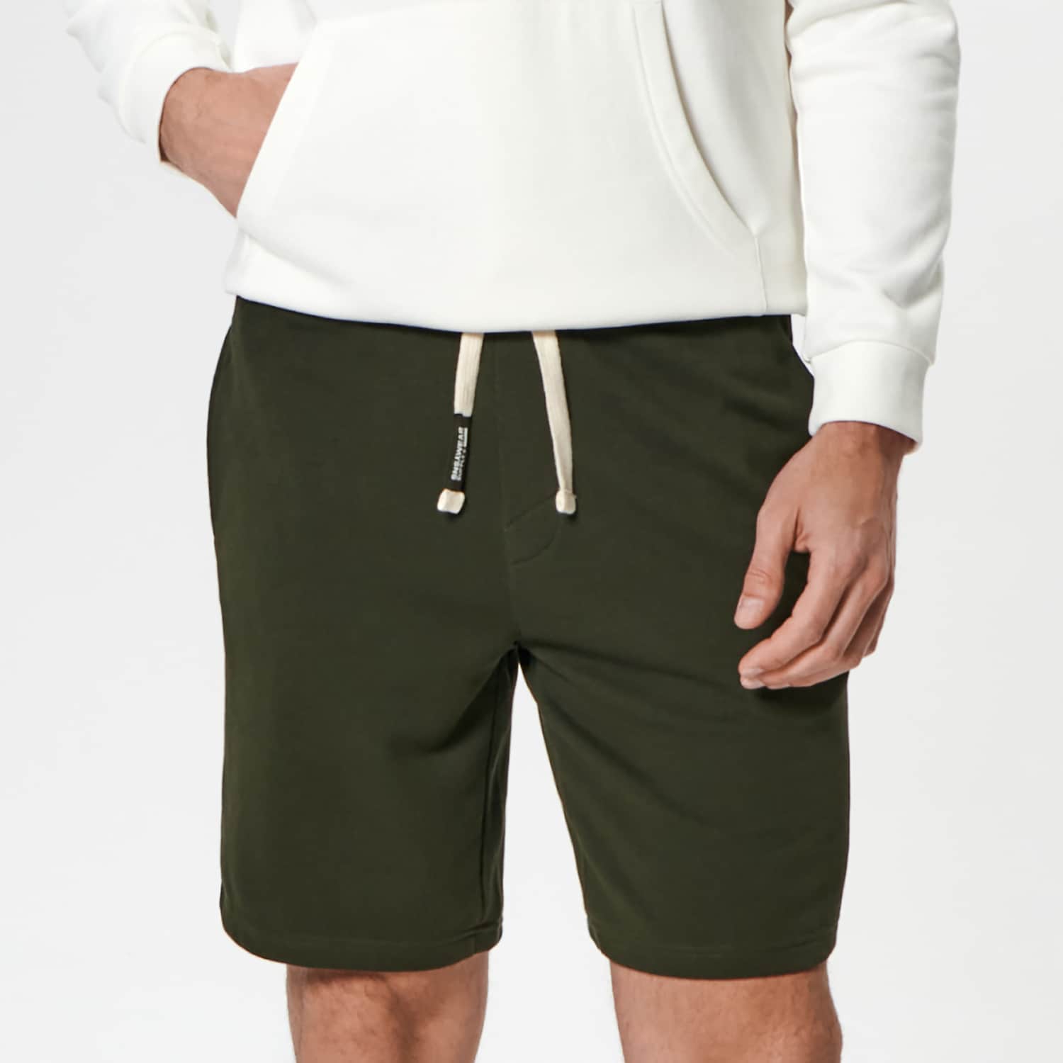 Sinsay – Pantaloni scurți cu șnur decorativ – Kaki blouseroumaine-shop.com imagine noua