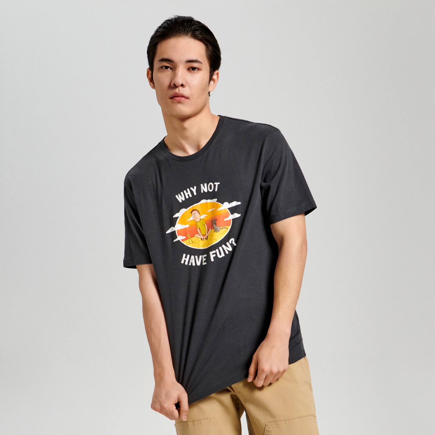 Sinsay – Tricou Rick and Morty – Gri And imagine noua