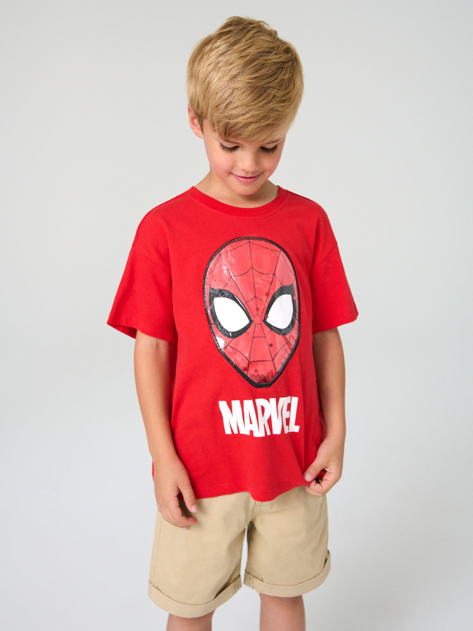 Sinsay - Koszulka Spider-Man - czerwony