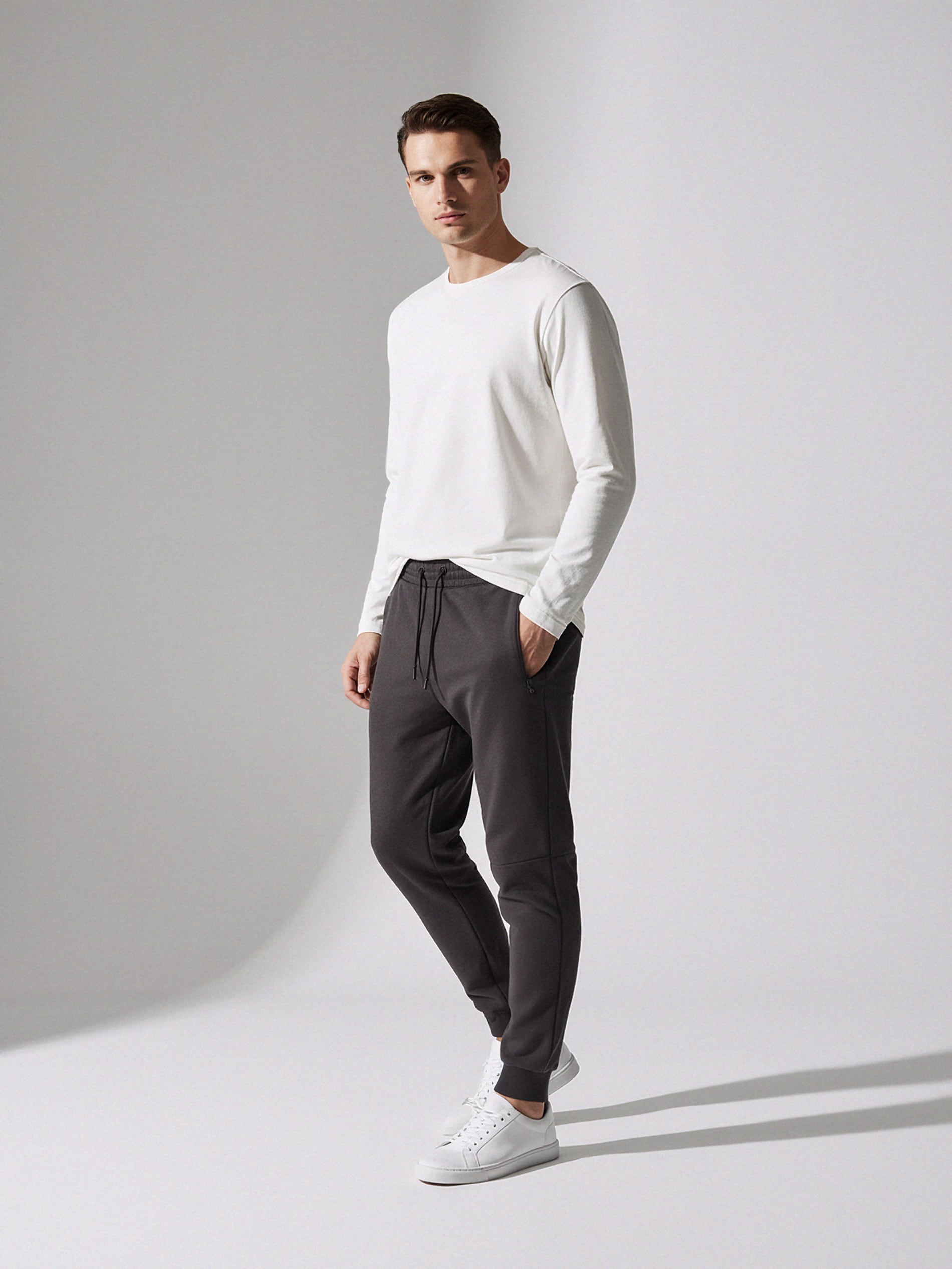 Sinsay - Spodnie dresowe - szary