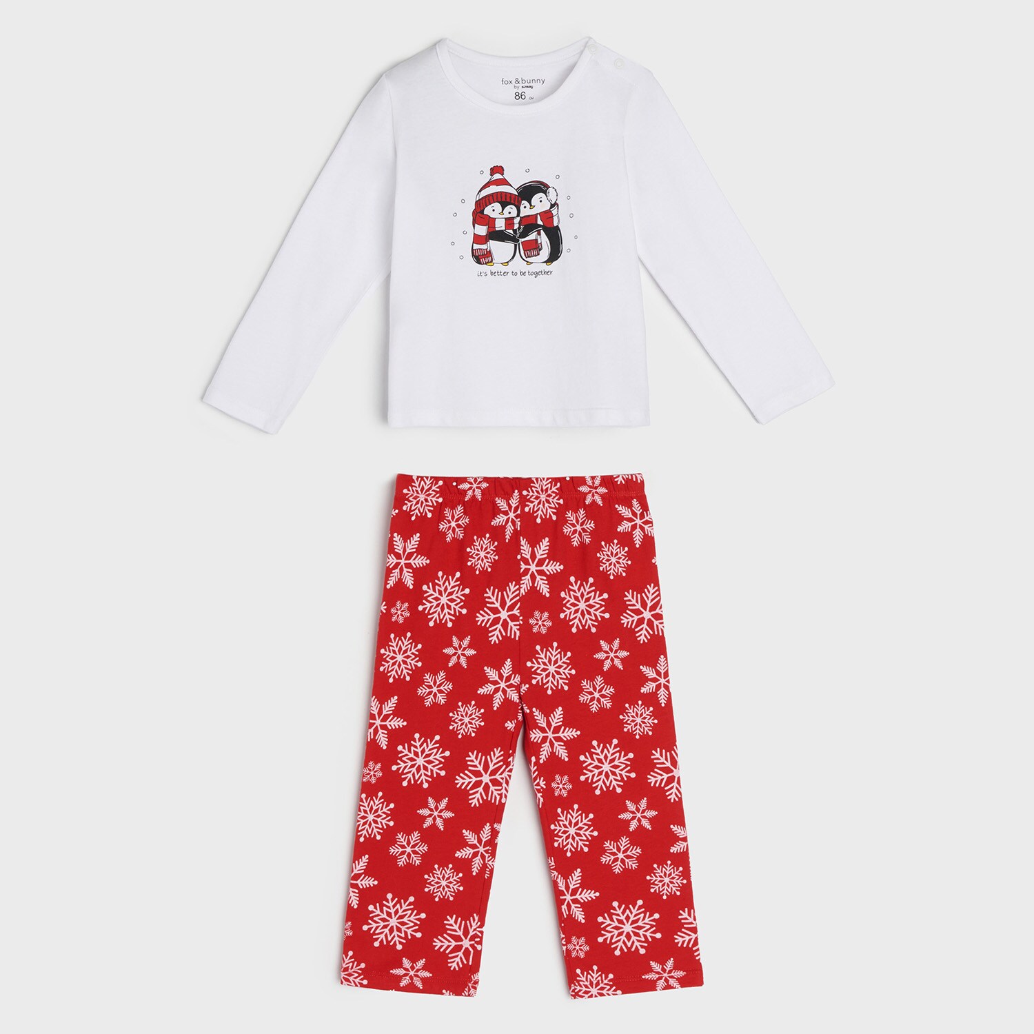 Sinsay - Set pijamale cu imprimeu - Roșu