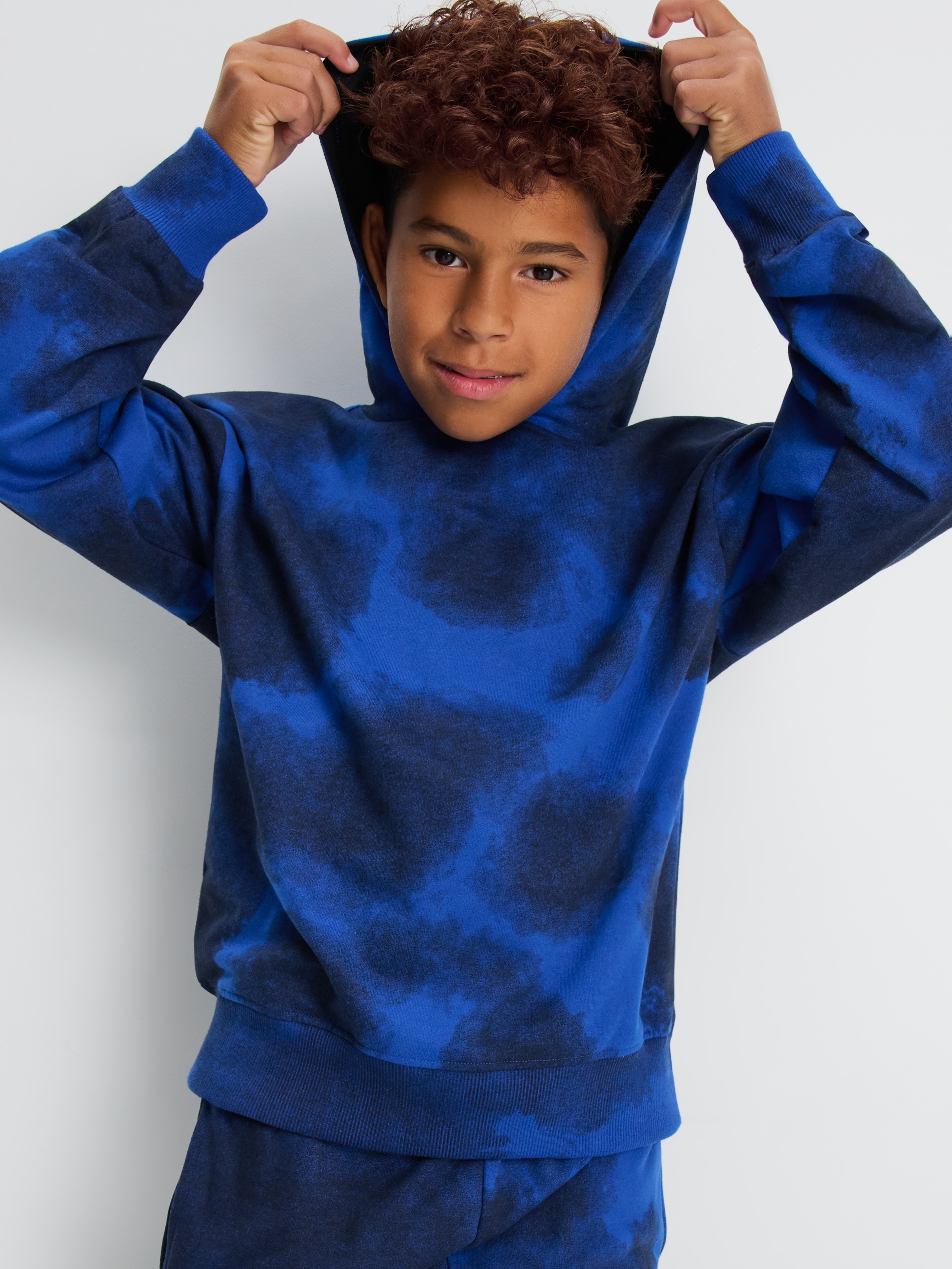 Sinsay - Bluza z kapturem - granatowy