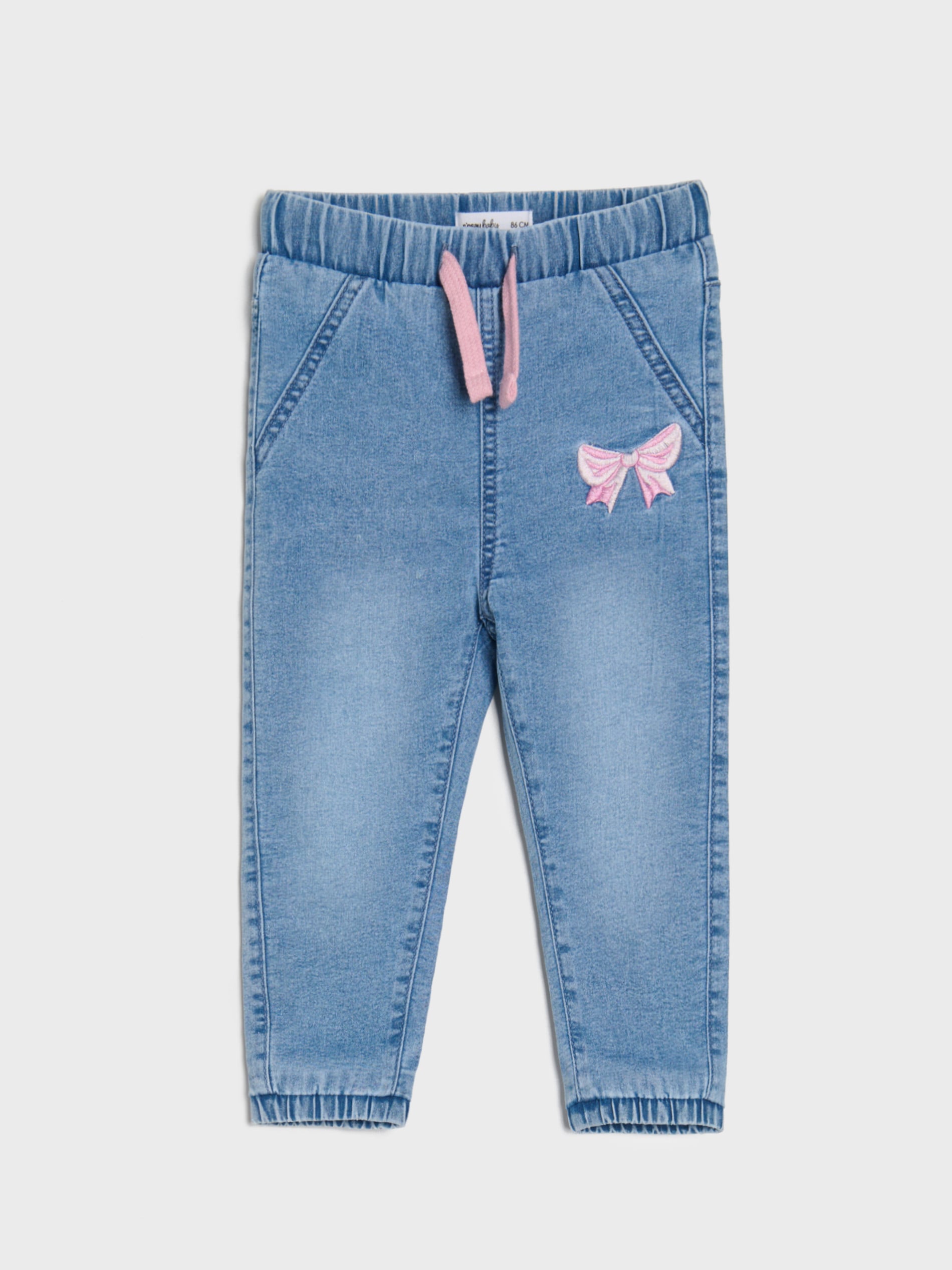 Sinsay - Jeansy z polarem wewnątrz - niebieski