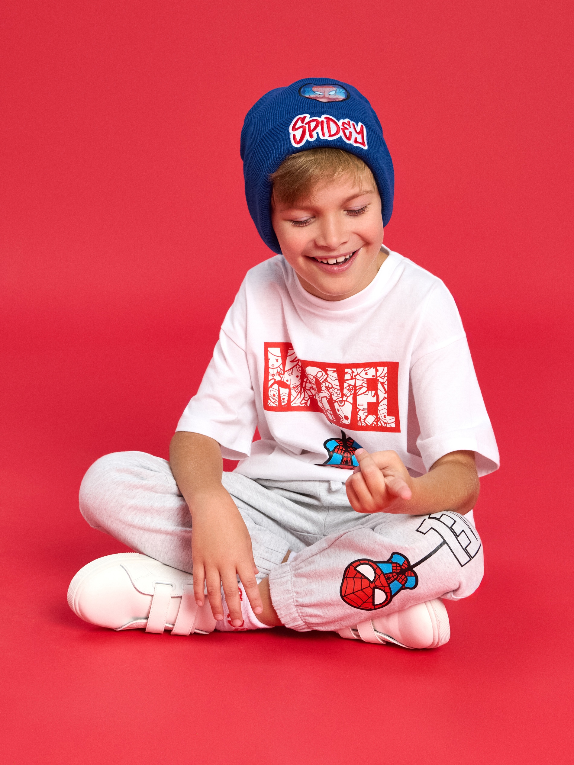 Sinsay - Σκουφάκι Spider-Man - ναυτικο μπλε φωτογραφία