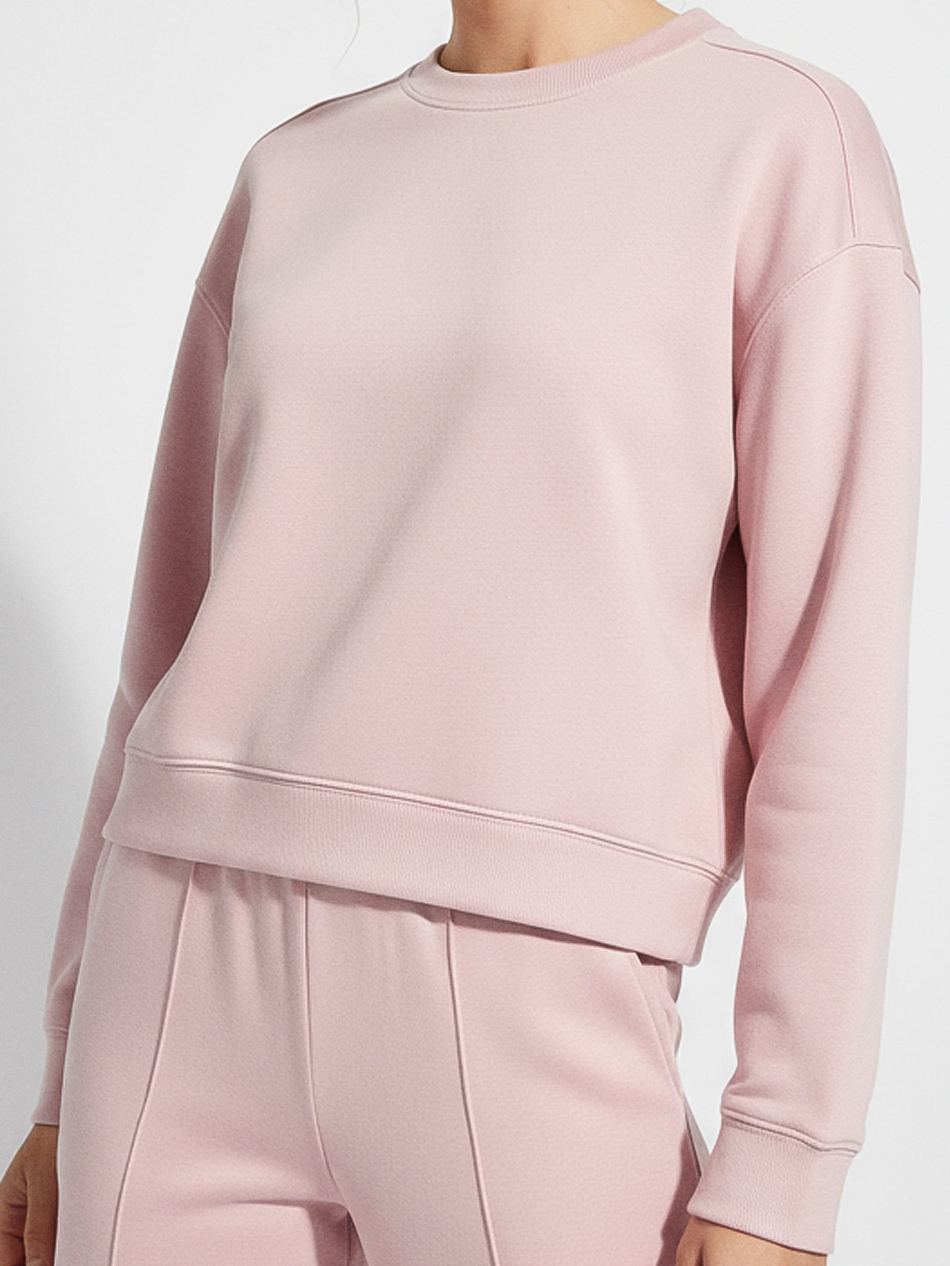 Sinsay - Bluza crewneck basic z dodatkiem wiskozy 