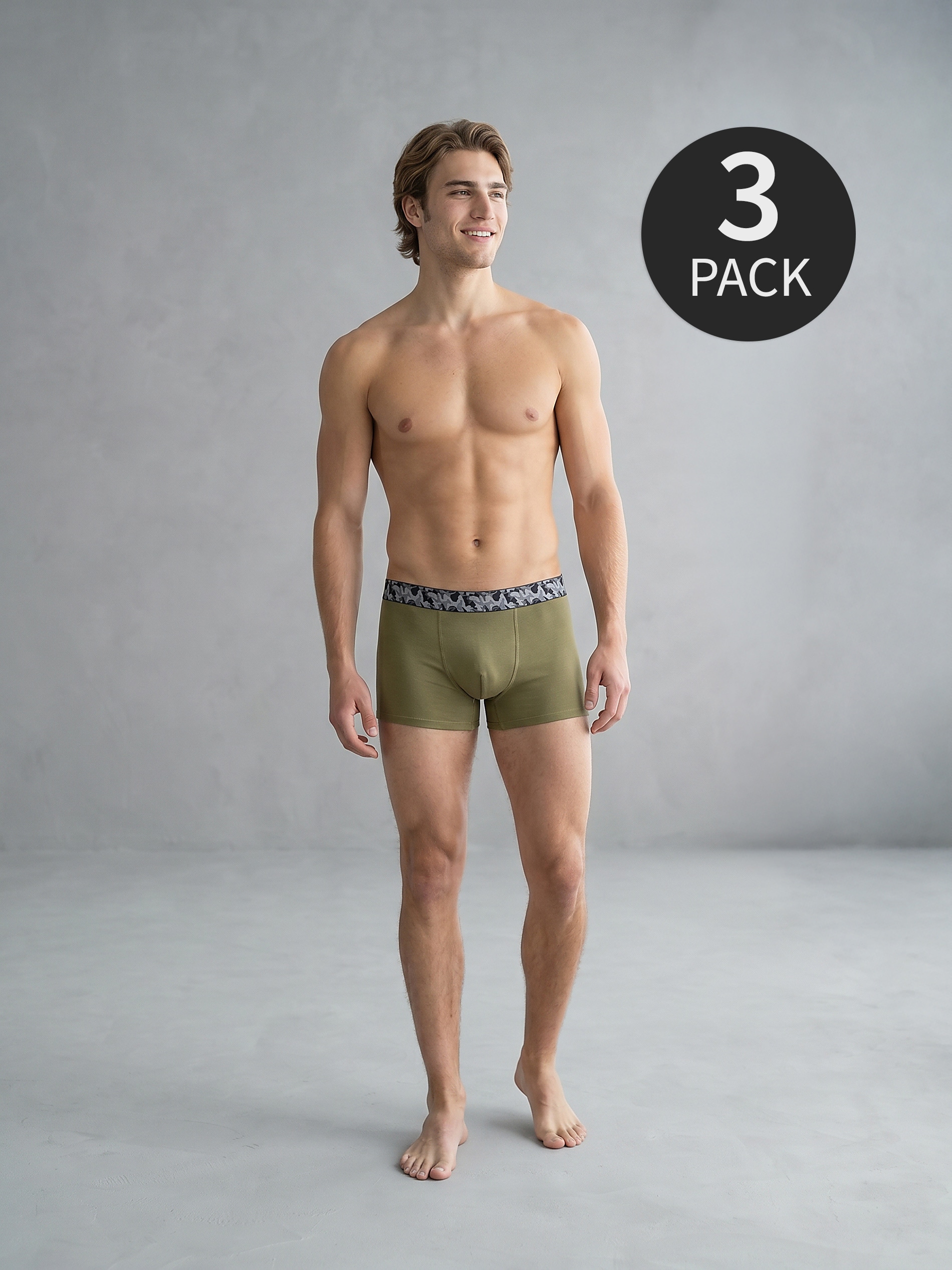 Sinsay - Bawełniane bokserki 3 pack - wielobarwny