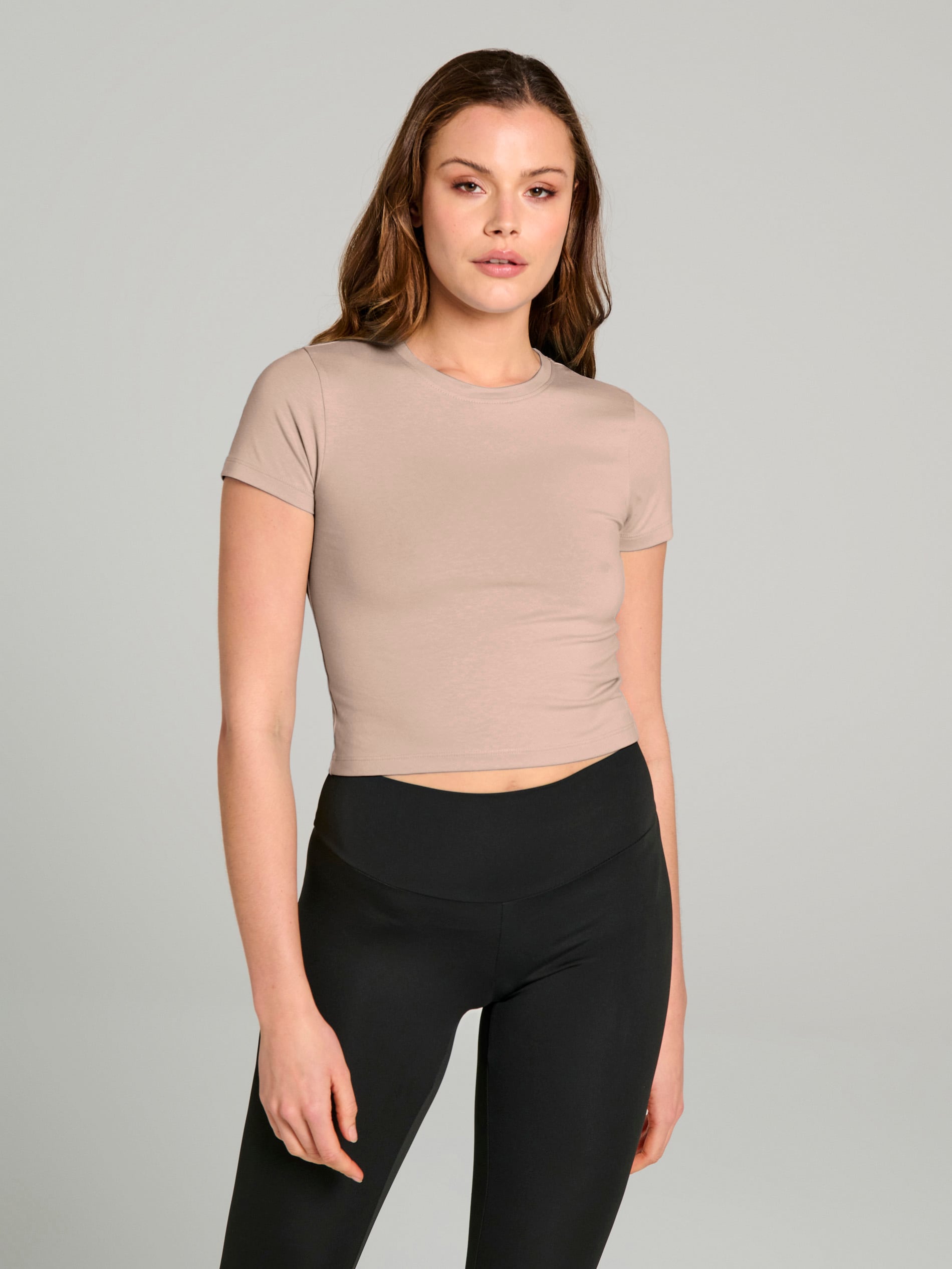 Sinsay - Crop top - kremowy