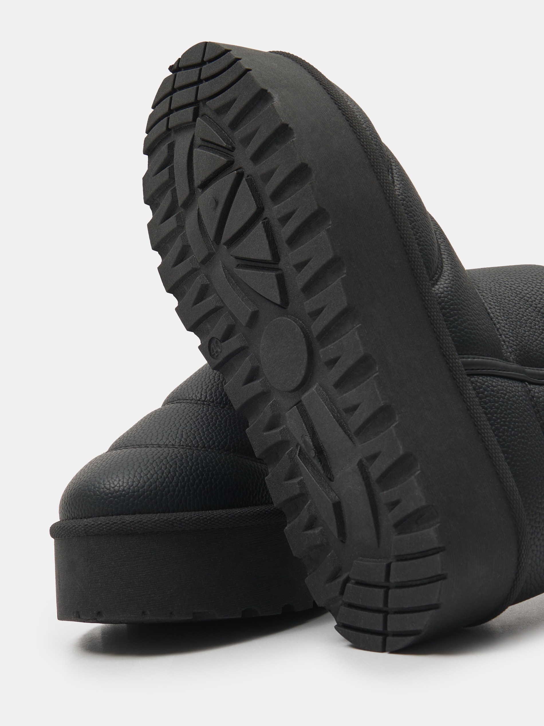 Sinsay - Μπότες αστραγάλου από δερματίνη - μαυρο φωτογραφία