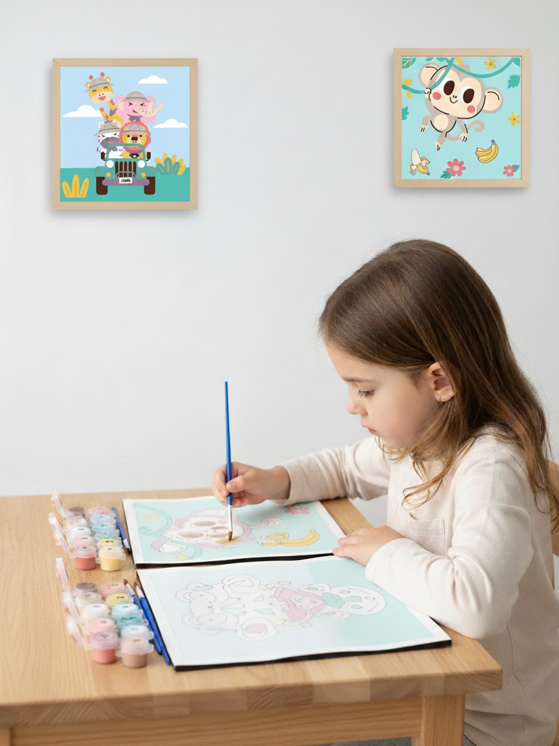 Sinsay - Σετ ζωγραφικής με αριθμούς 2 pack - πολυχρωμο φωτογραφία