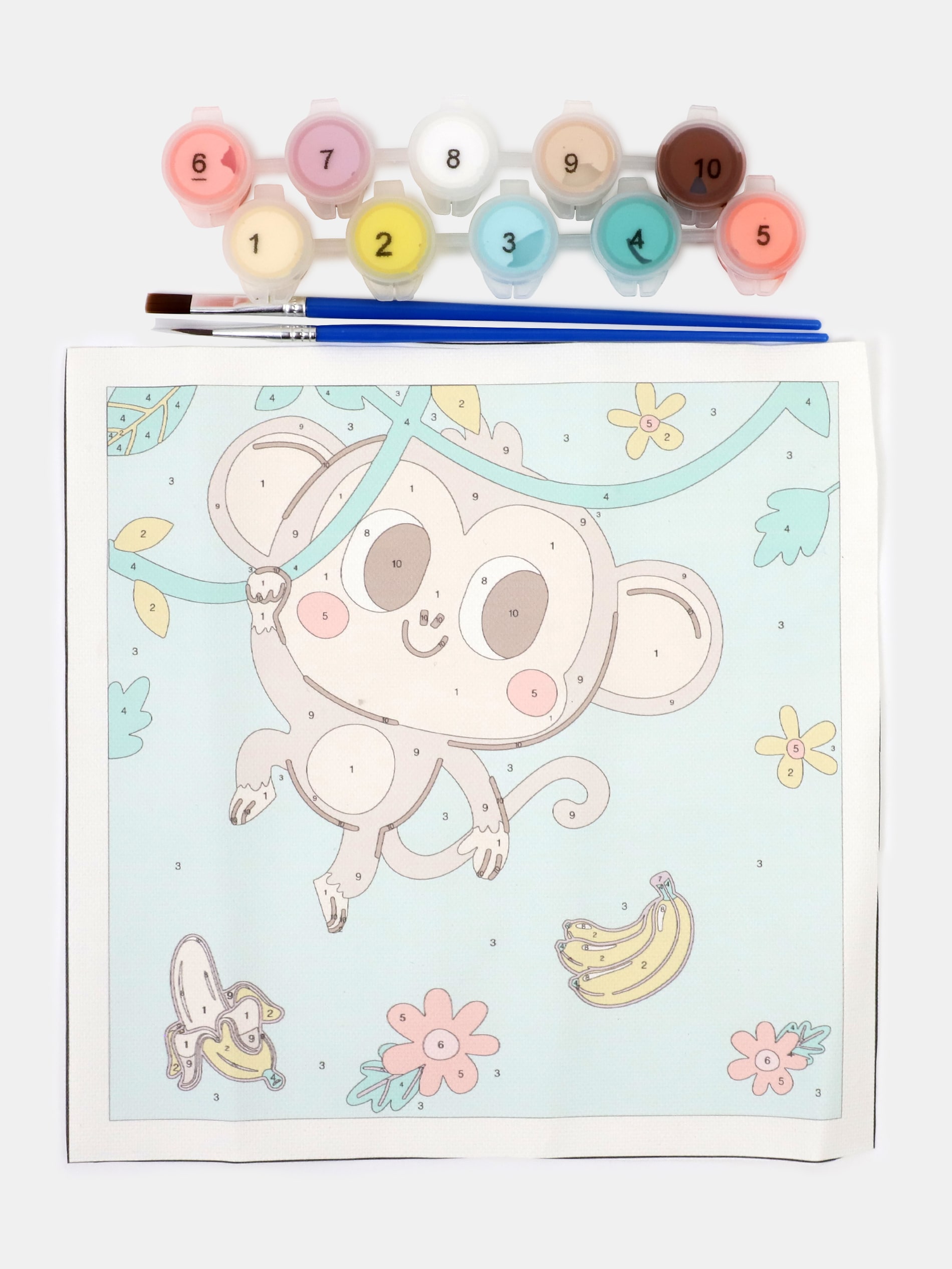 Sinsay - Σετ ζωγραφικής με αριθμούς 2 pack - πολυχρωμο φωτογραφία