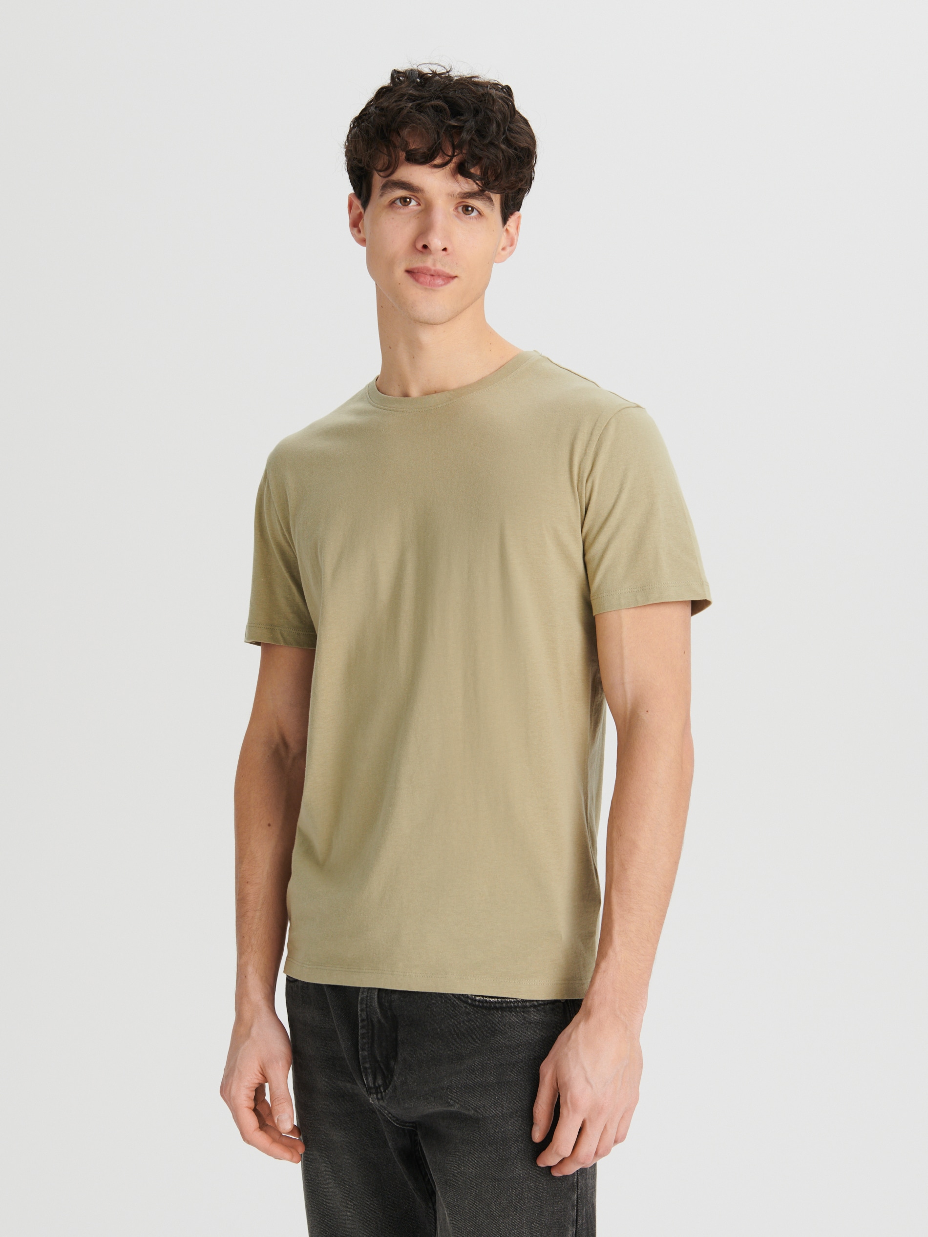 Sinsay - Póló - Khaki termék 2. képe