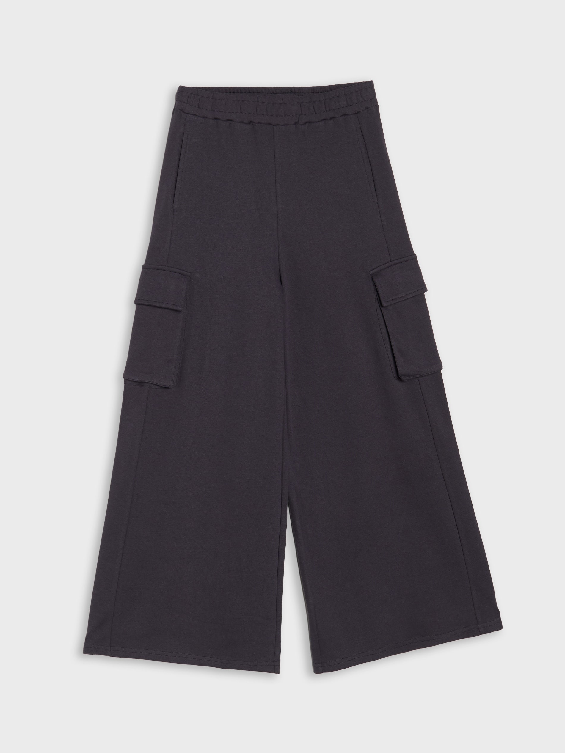 Sinsay - Spodnie wide leg - szary