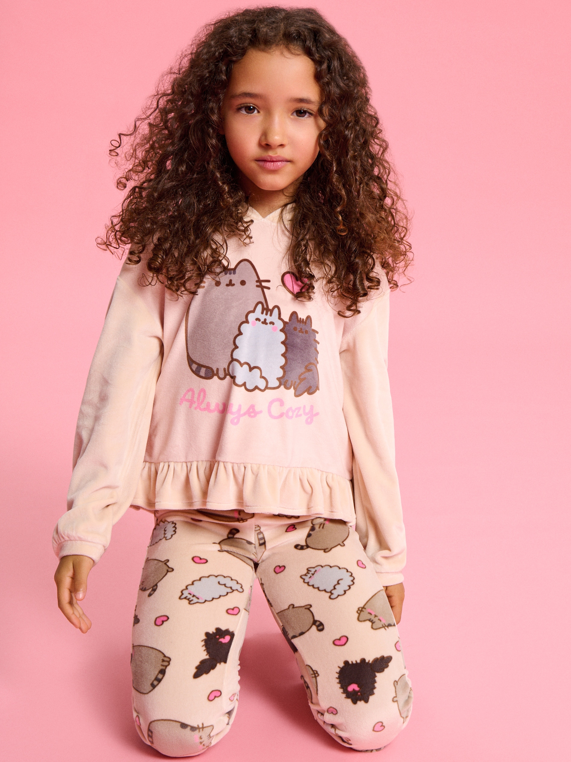 Sinsay - Σετ βελούρ Pusheen the Cat - μπεζ φωτογραφία