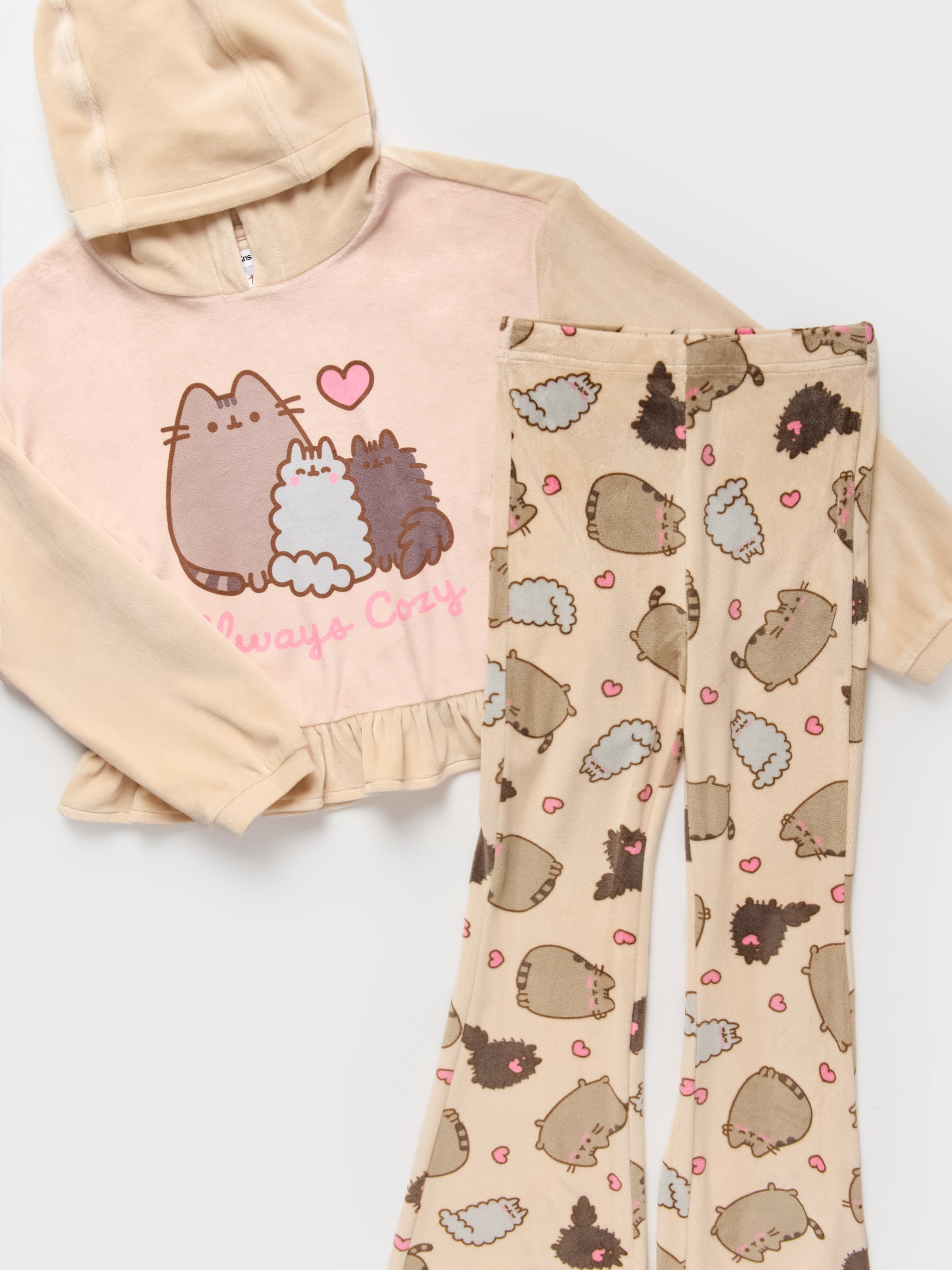 Sinsay - Σετ βελούρ Pusheen the Cat - μπεζ φωτογραφία