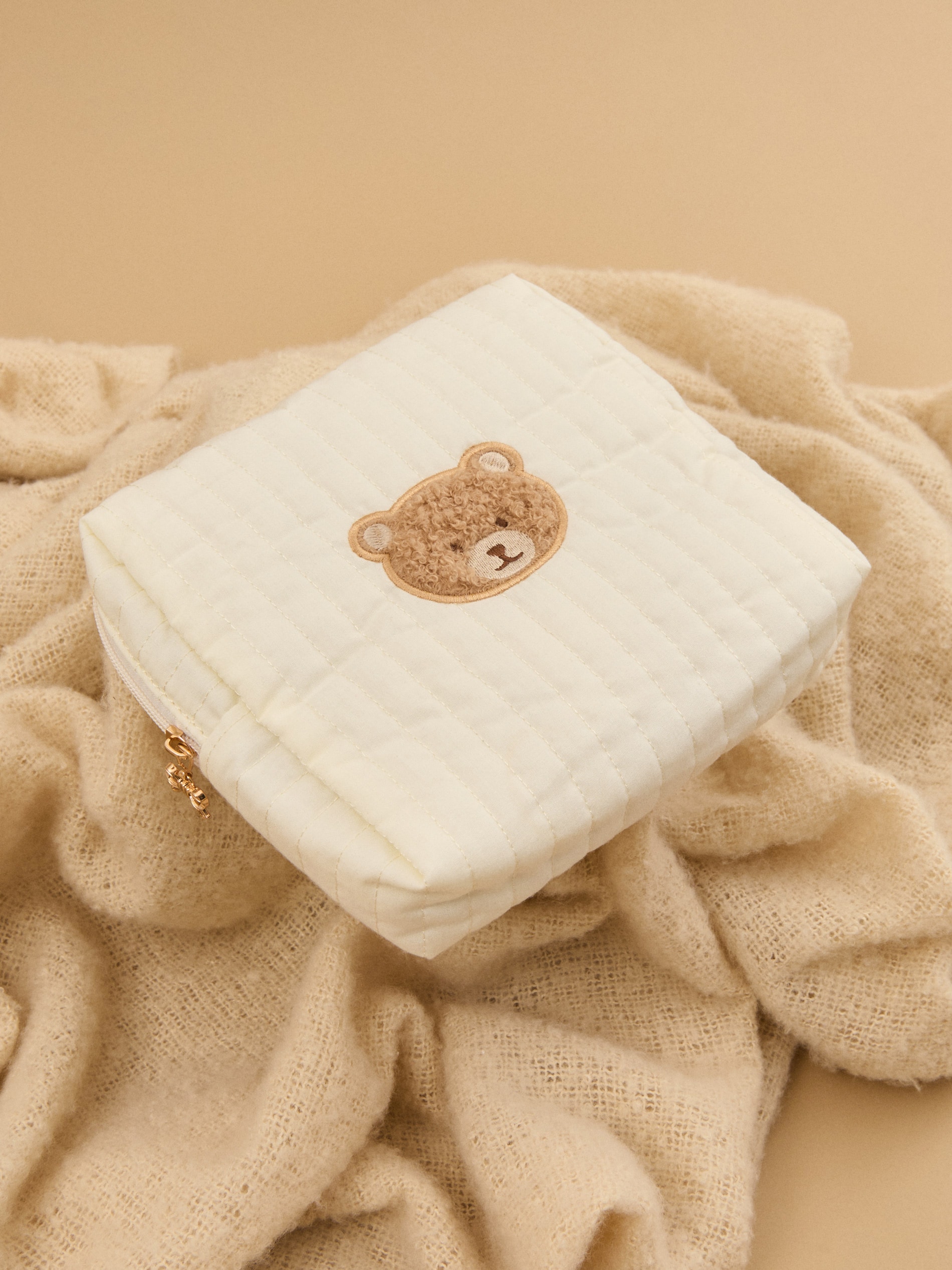 Sinsay - Νεσεσέρ με στάμπα - κρεμ φωτογραφία