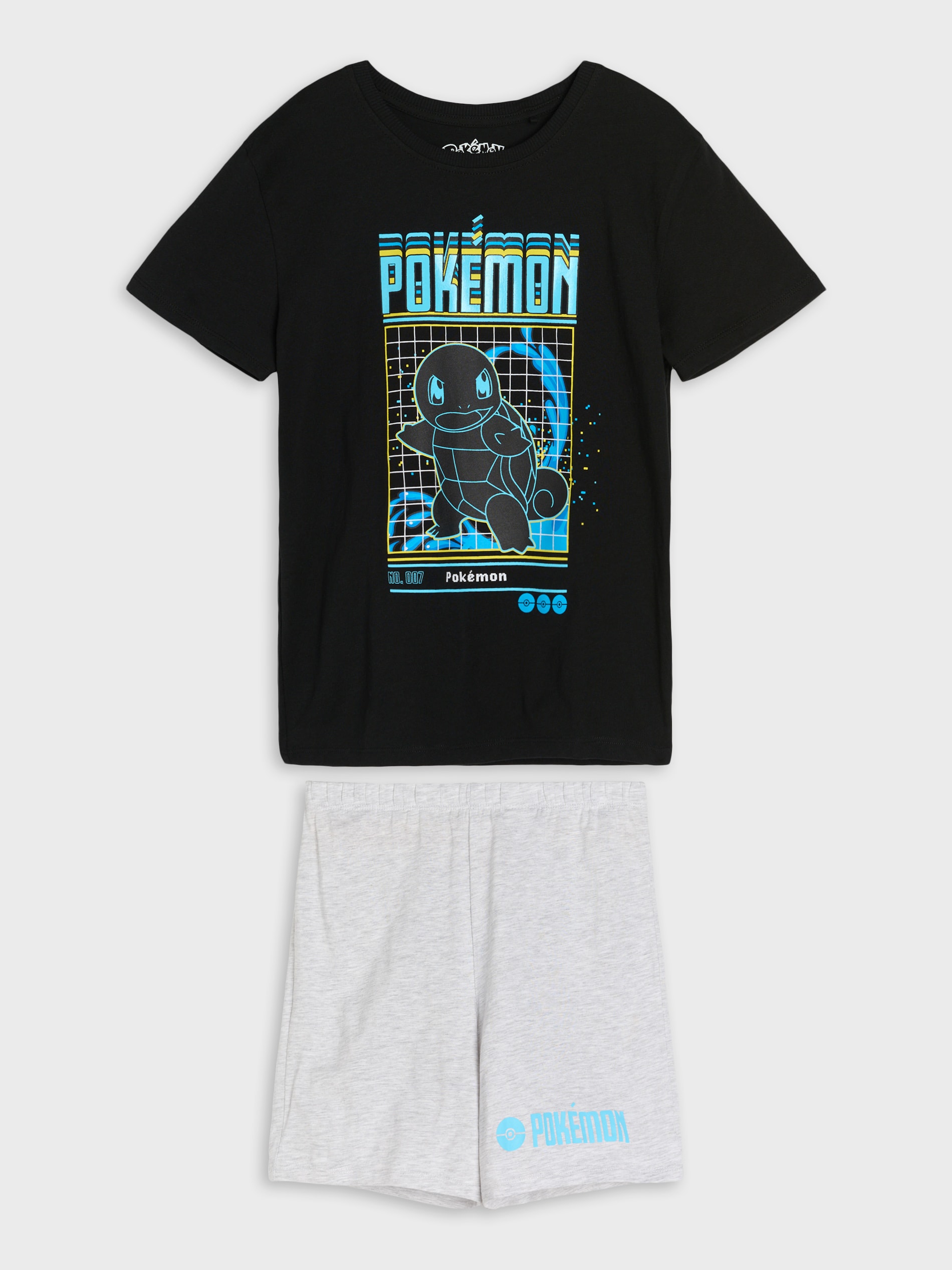 Sinsay - Piżama dwuczęściowa Pokémon - czarny
