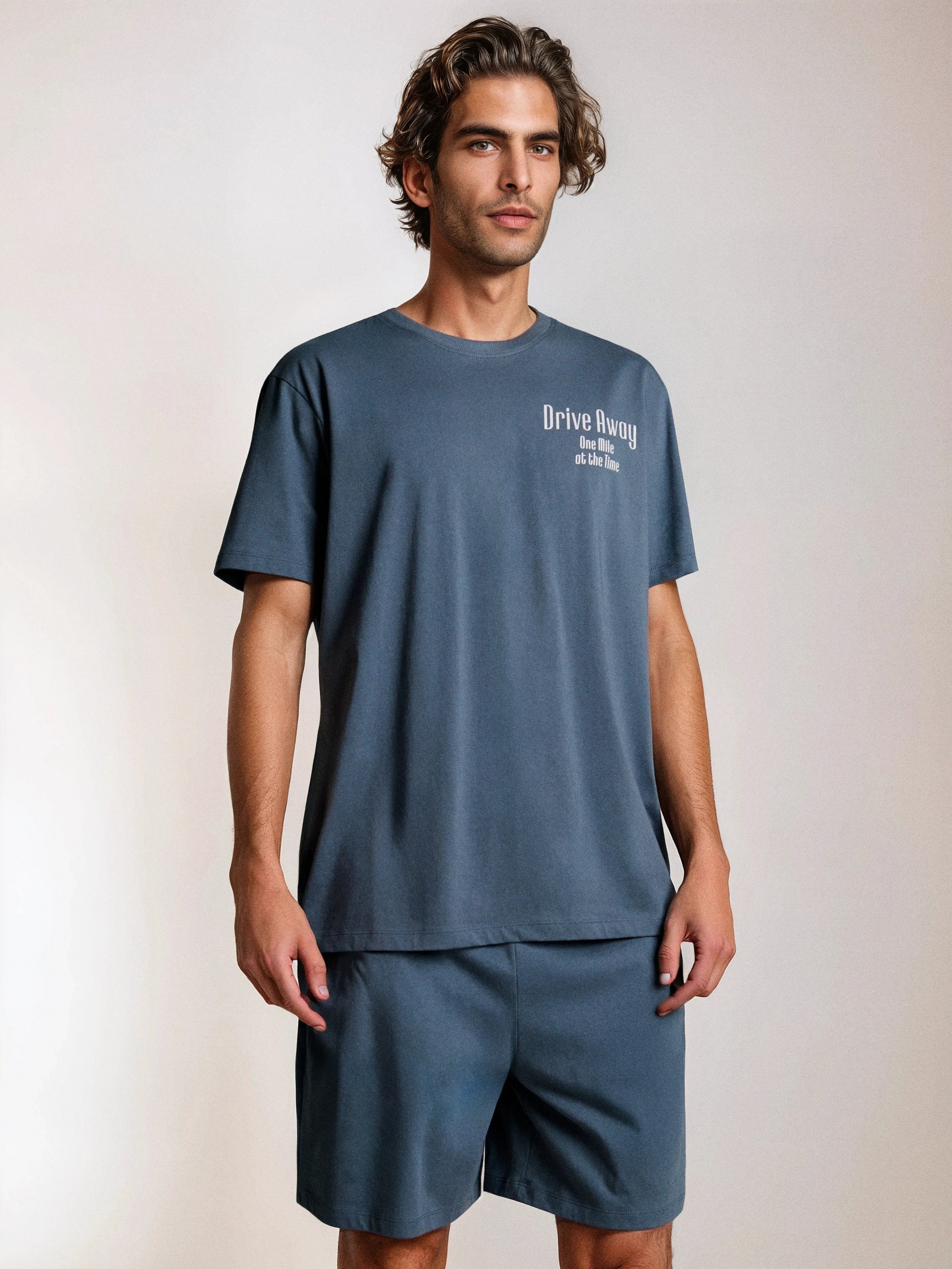 Sinsay - Bawełniana piżama dwuczęściowa z nadrukiem na plecach - wielobarwny