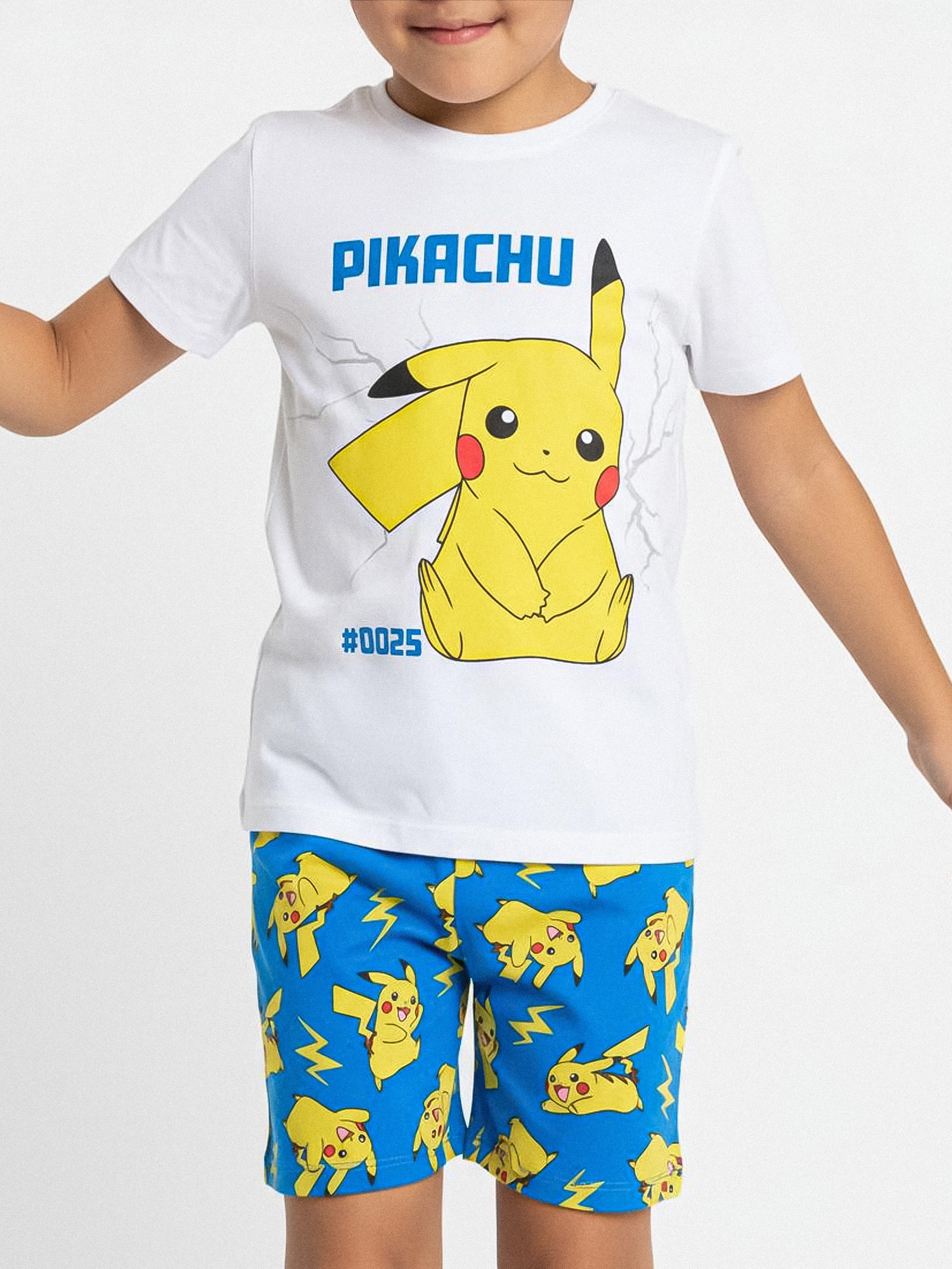 Sinsay - Bawełniana piżama dwuczęściowa Pokémon - biały