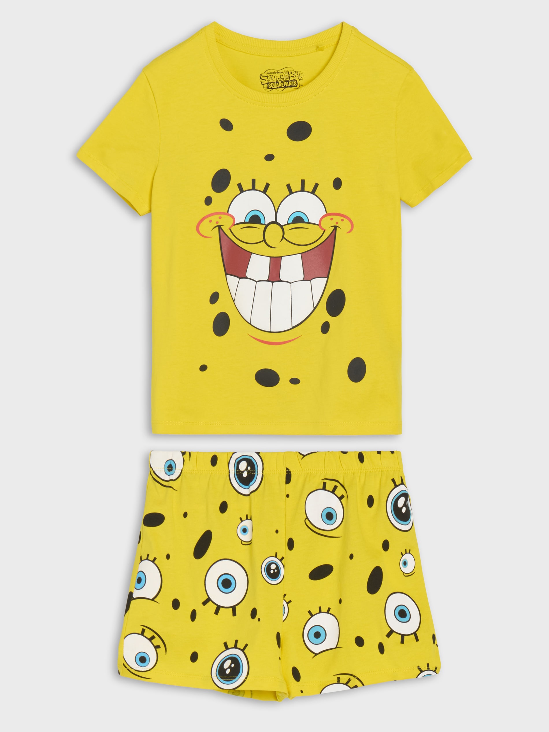 Sinsay - Piżama dwuczęściowa SpongeBob - żółty