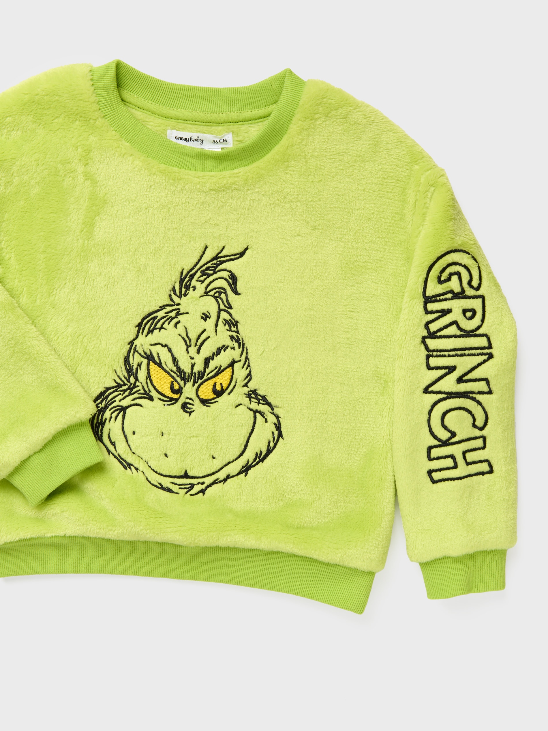 Sinsay - Μπλούζα με λαιμόκοψη crewneck Grinch - ανοιχτο πρασινο φωτογραφία