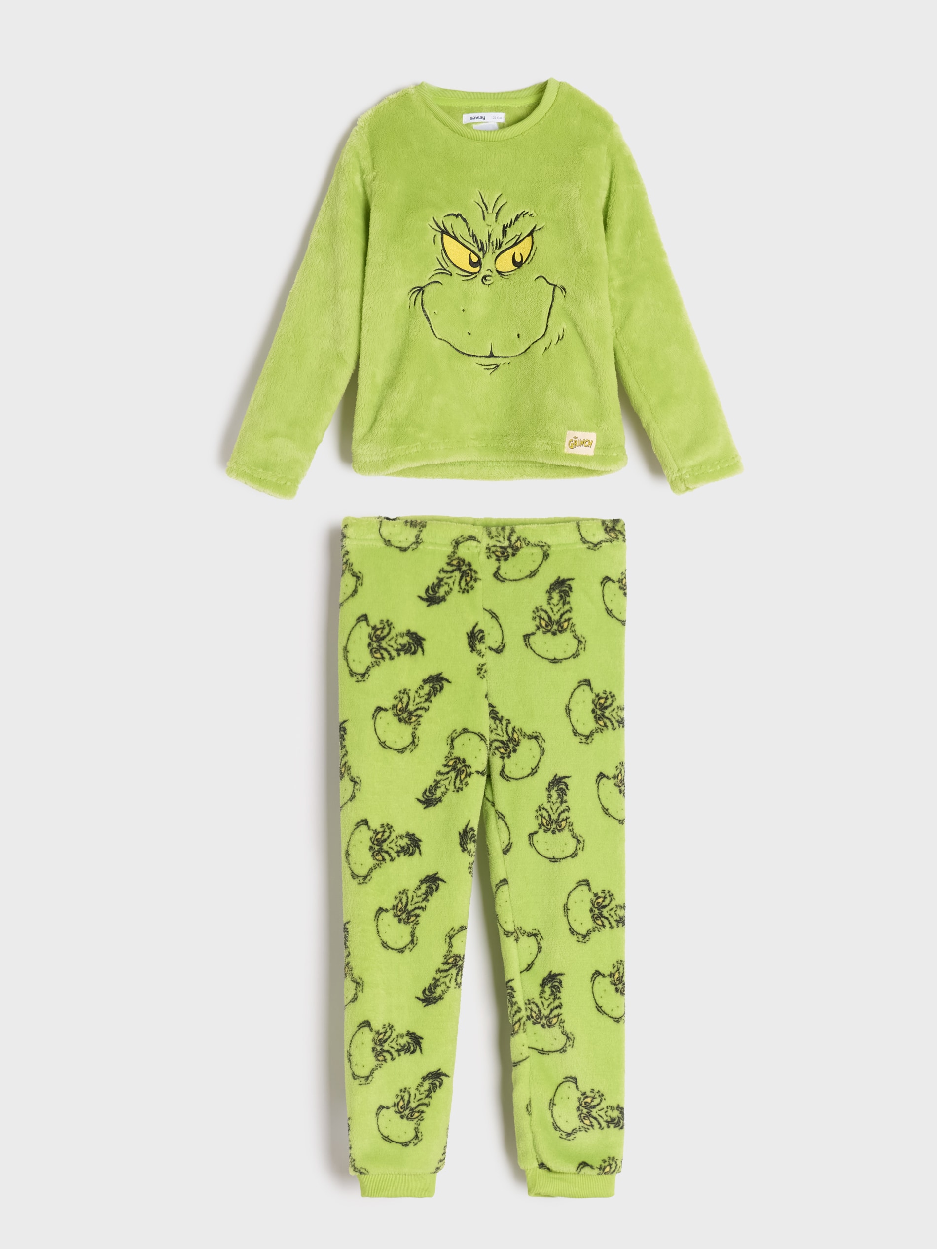 Sinsay - Piżama dwuczęściowa Grinch - zielony