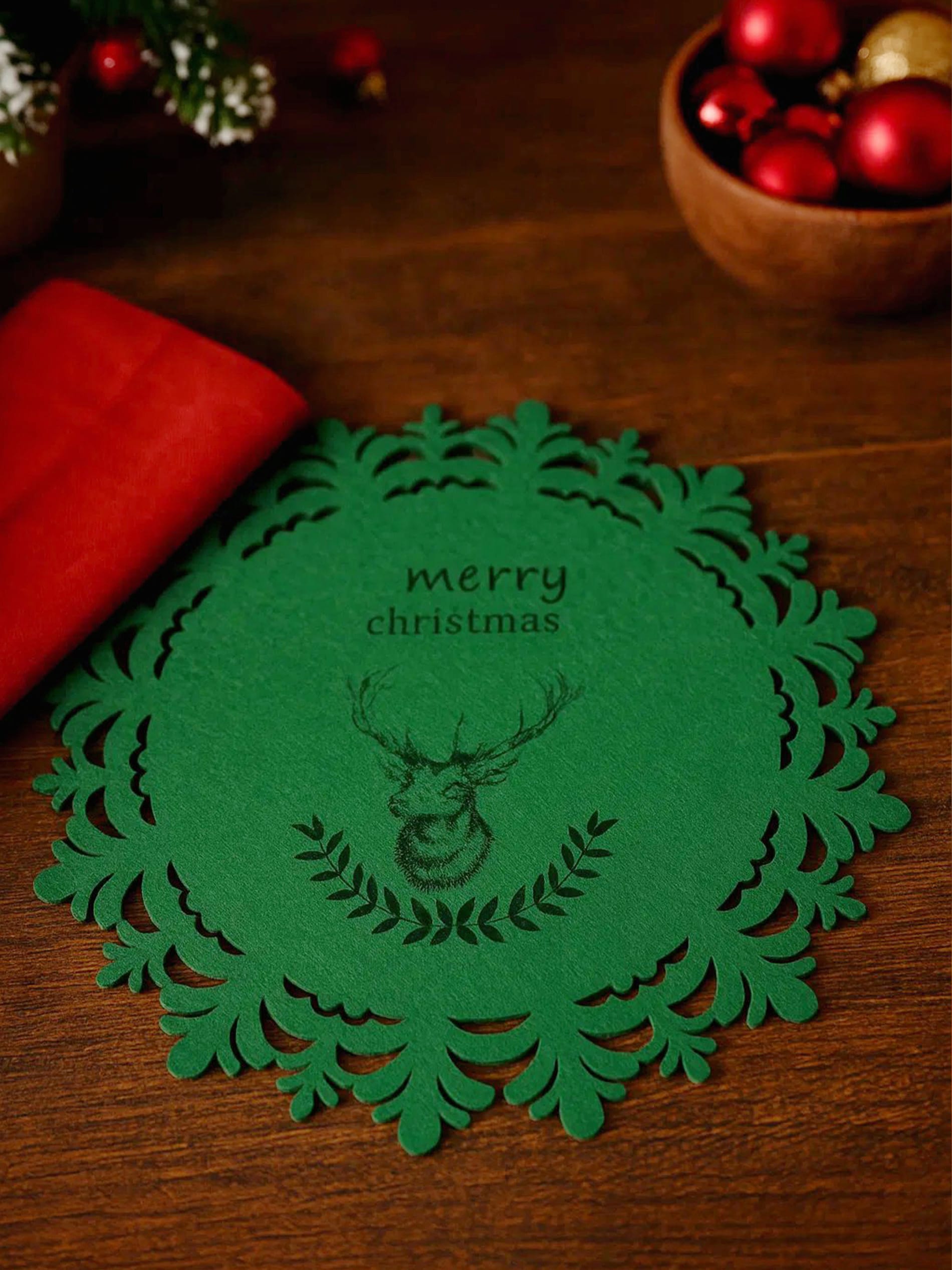 Sinsay - Σουπλά με χριστουγεννιάτικο μοτίβο - πρασινο φωτογραφία