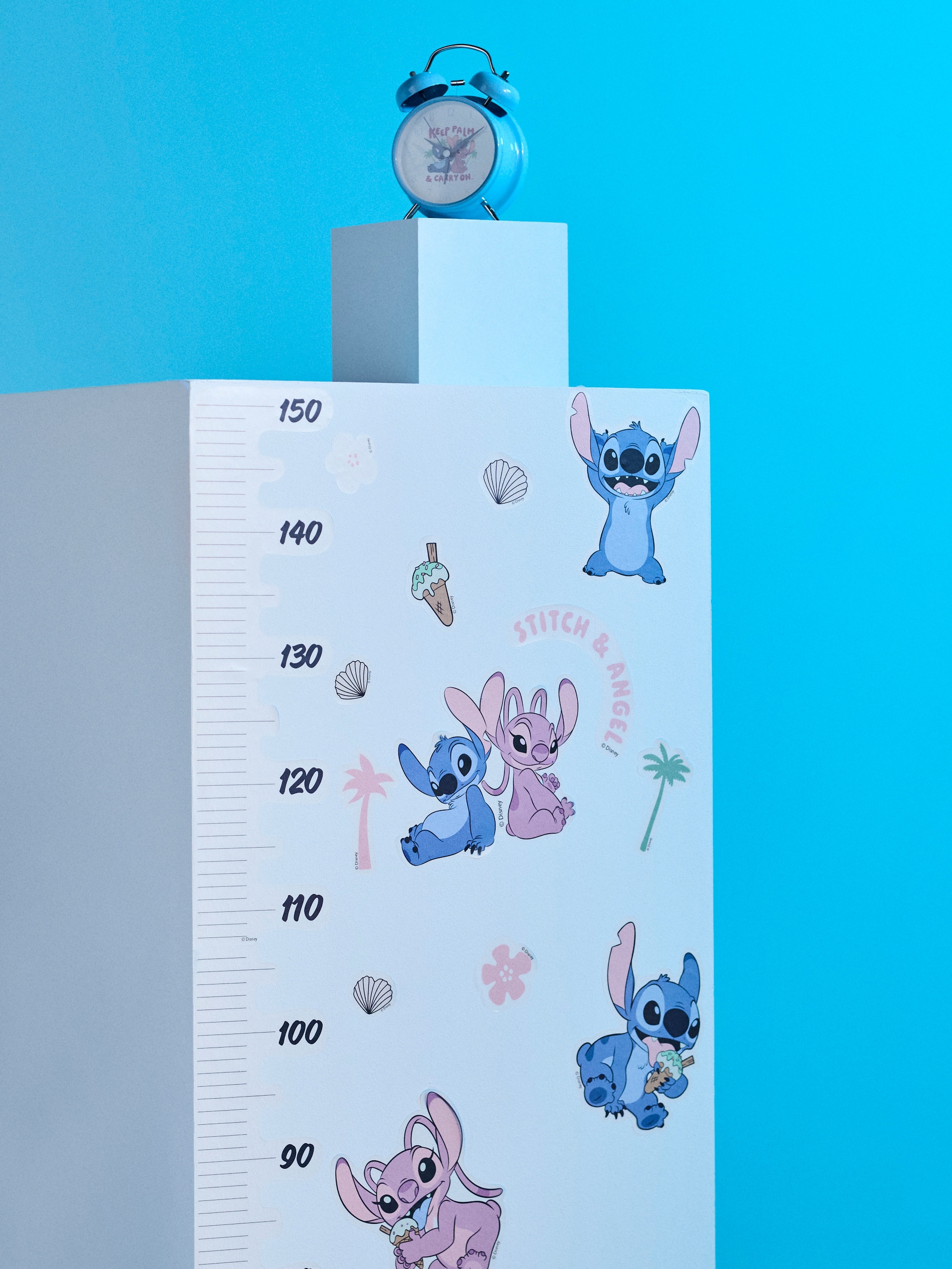 Sinsay - Αυτοκόλλητα τοίχου Stitch 2 pack - πολυχρωμο φωτογραφία