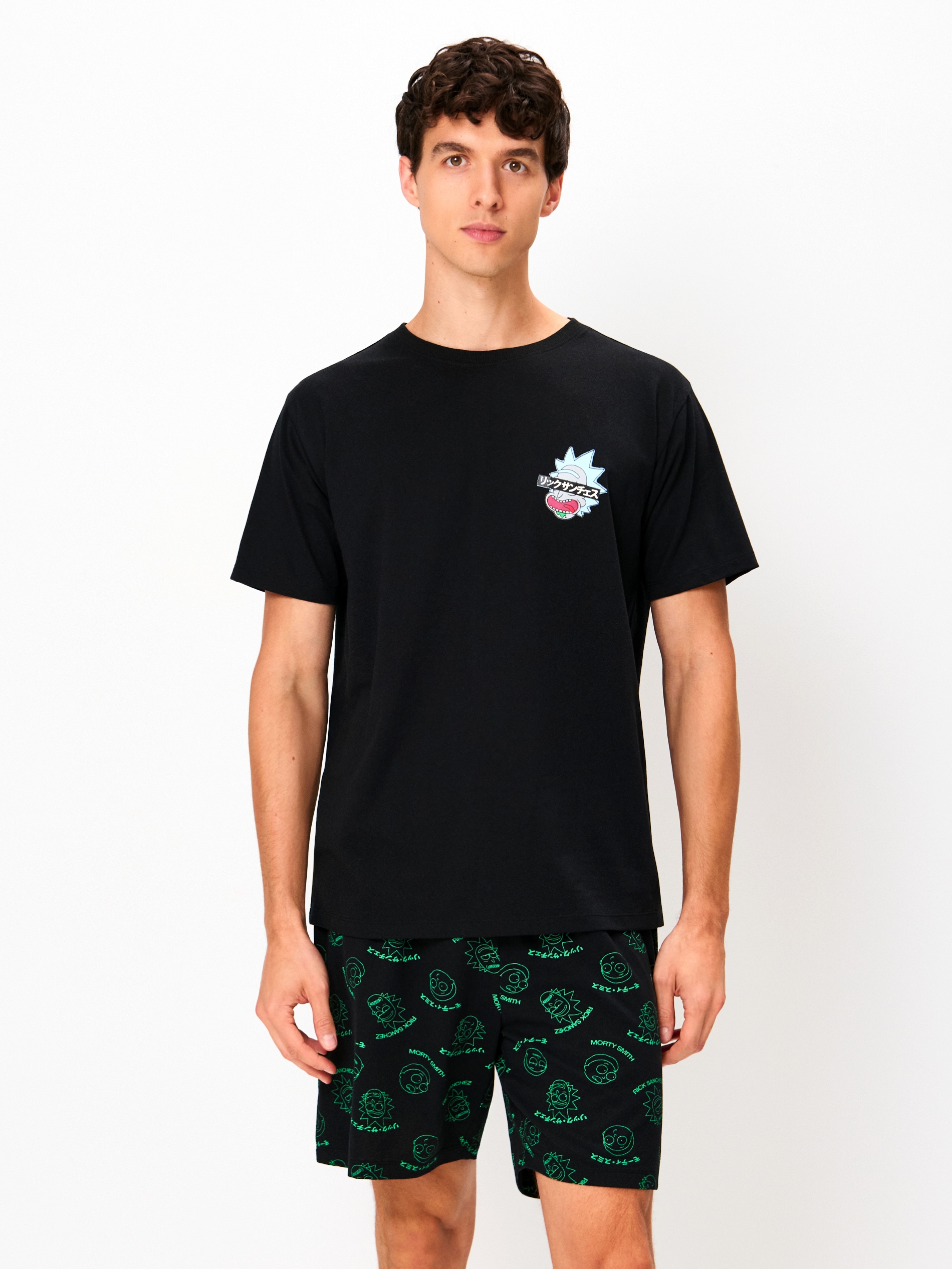 Sinsay - Bawełniana piżama dwuczęściowa Rick & Morty - wielobarwny