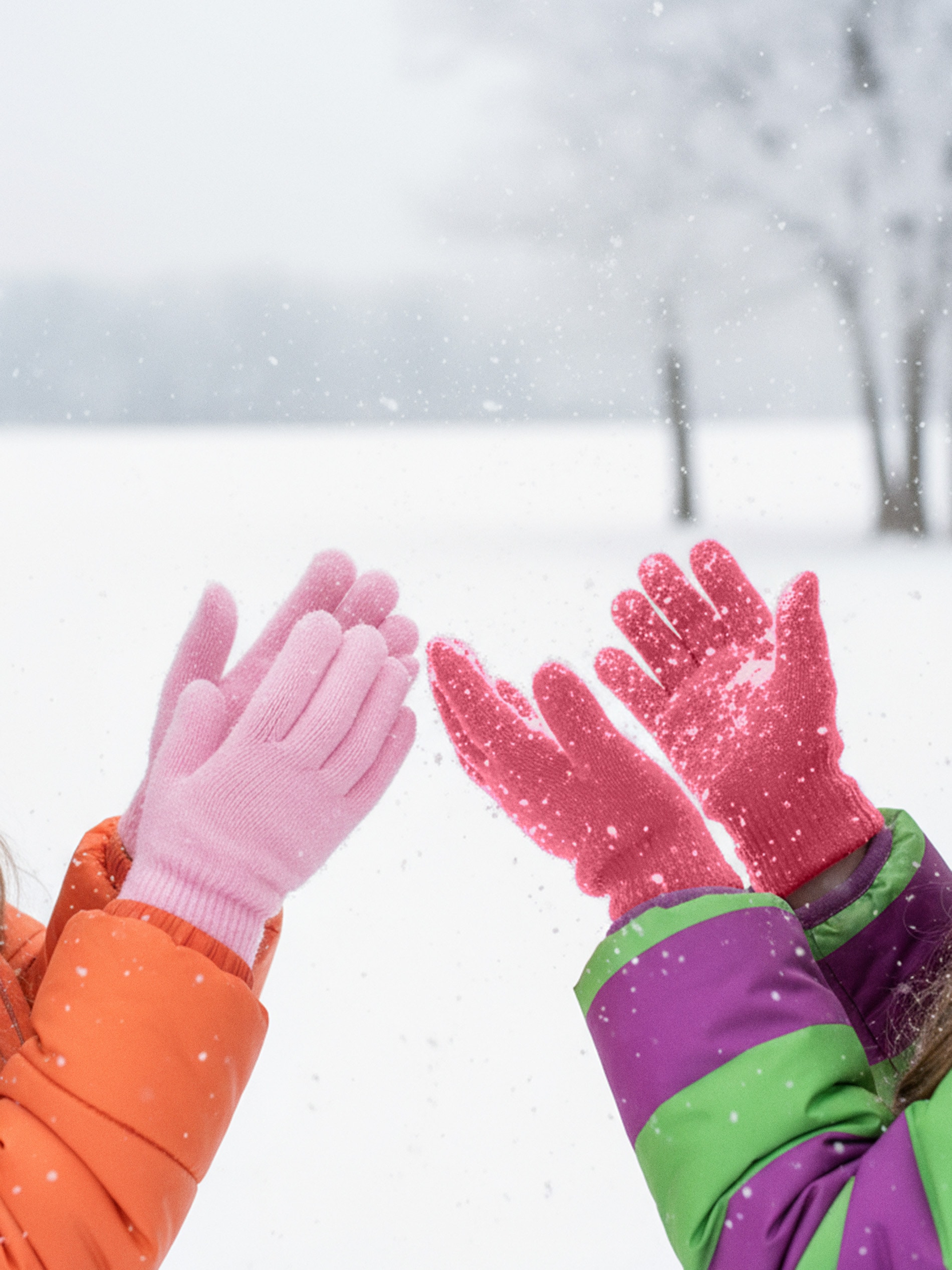 Sinsay - Σετ με 2 ζεύγη γάντια - ροζ φωτογραφία