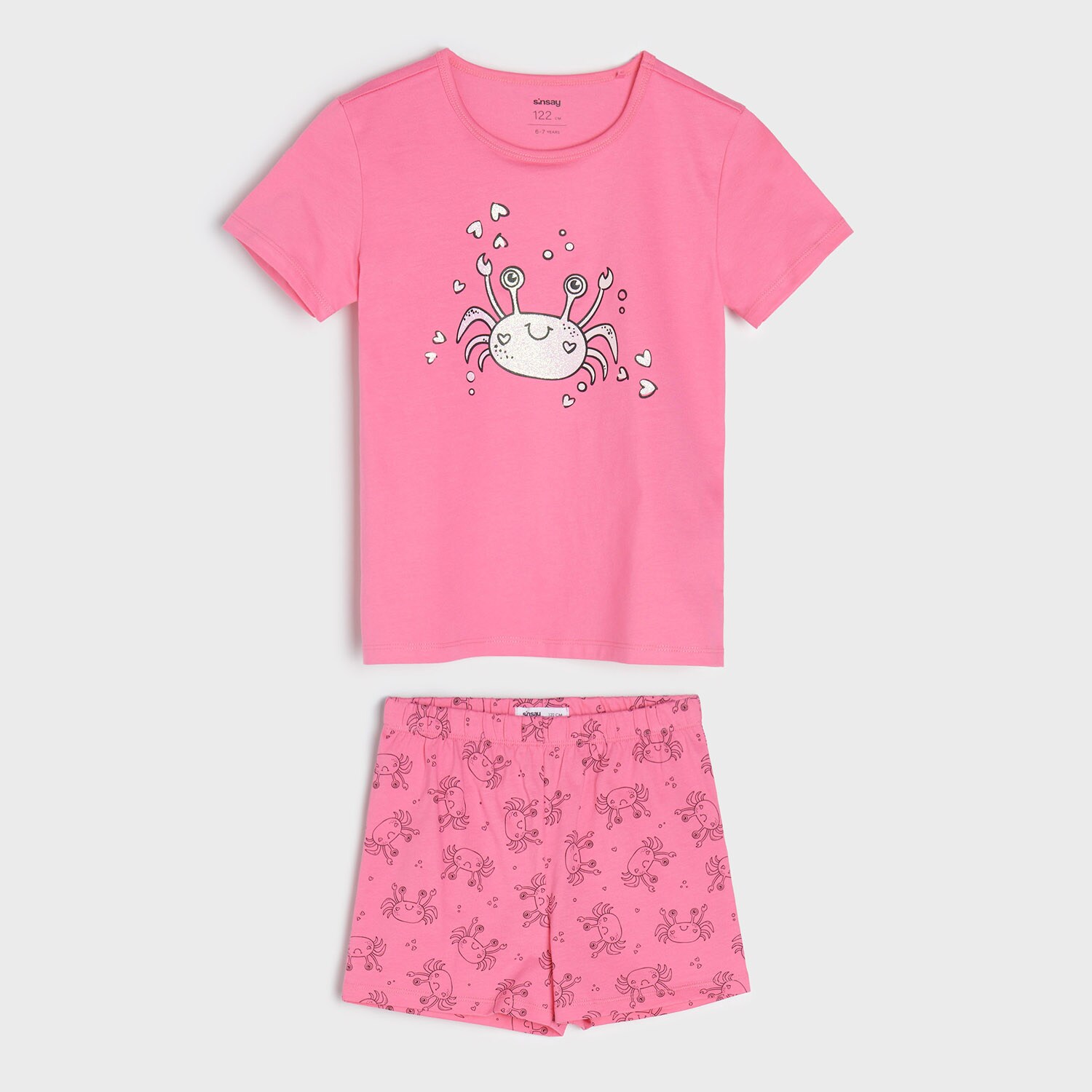 Sinsay – Set pijamale cu imprimeu – Roz blouseroumaine-shop.com imagine noua