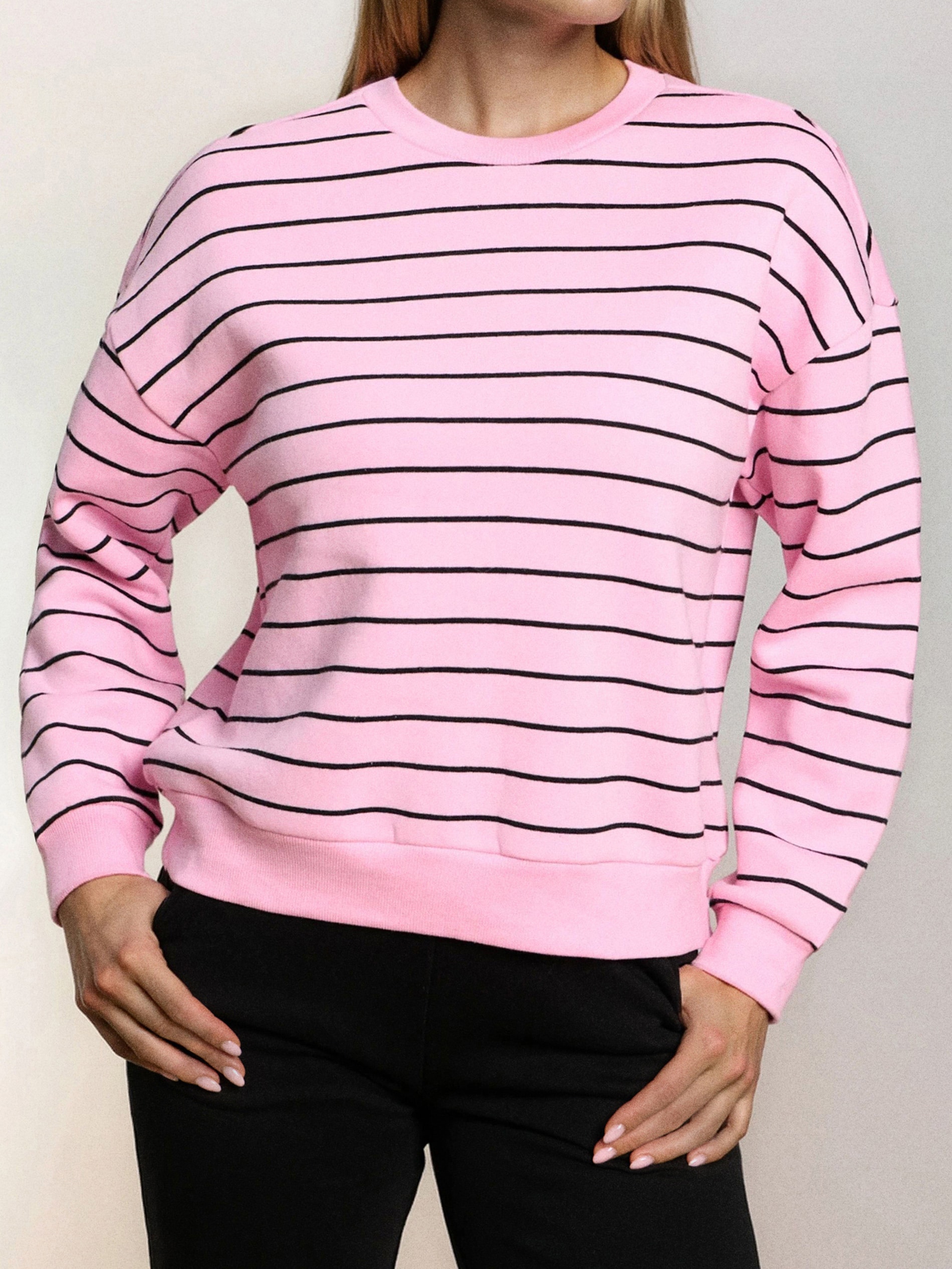 Sinsay - Bluza crewneck z bawełną - wielobarwny