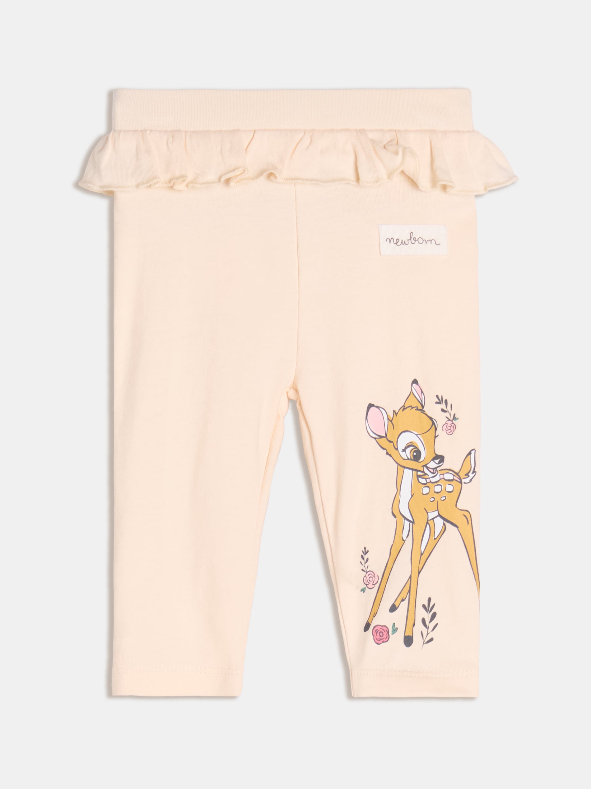 Sinsay - Legginsy Bambi - kremowy