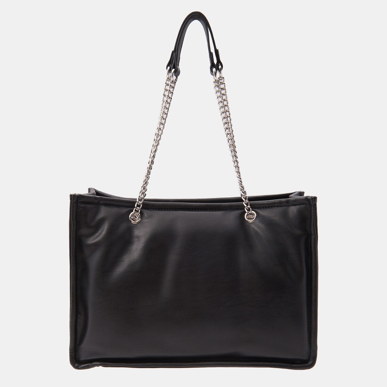 Sinsay - Geanta shopper - Negru