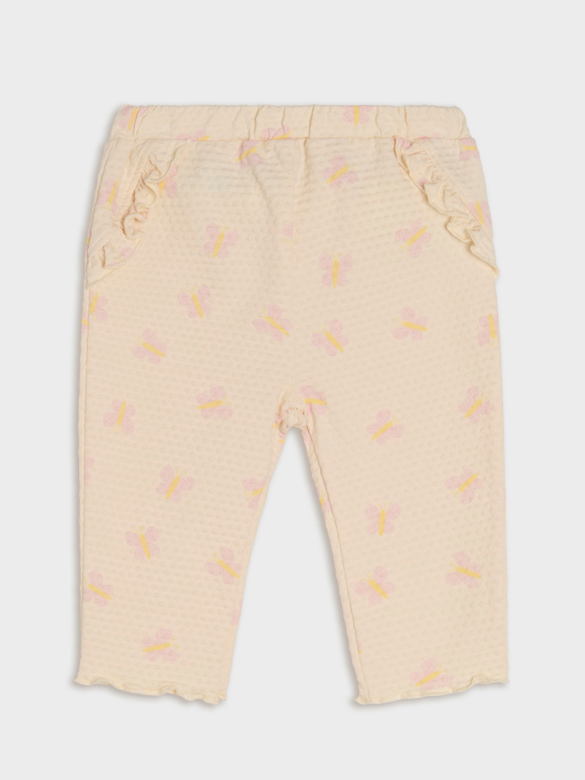 Sinsay - Legginsy - kremowy