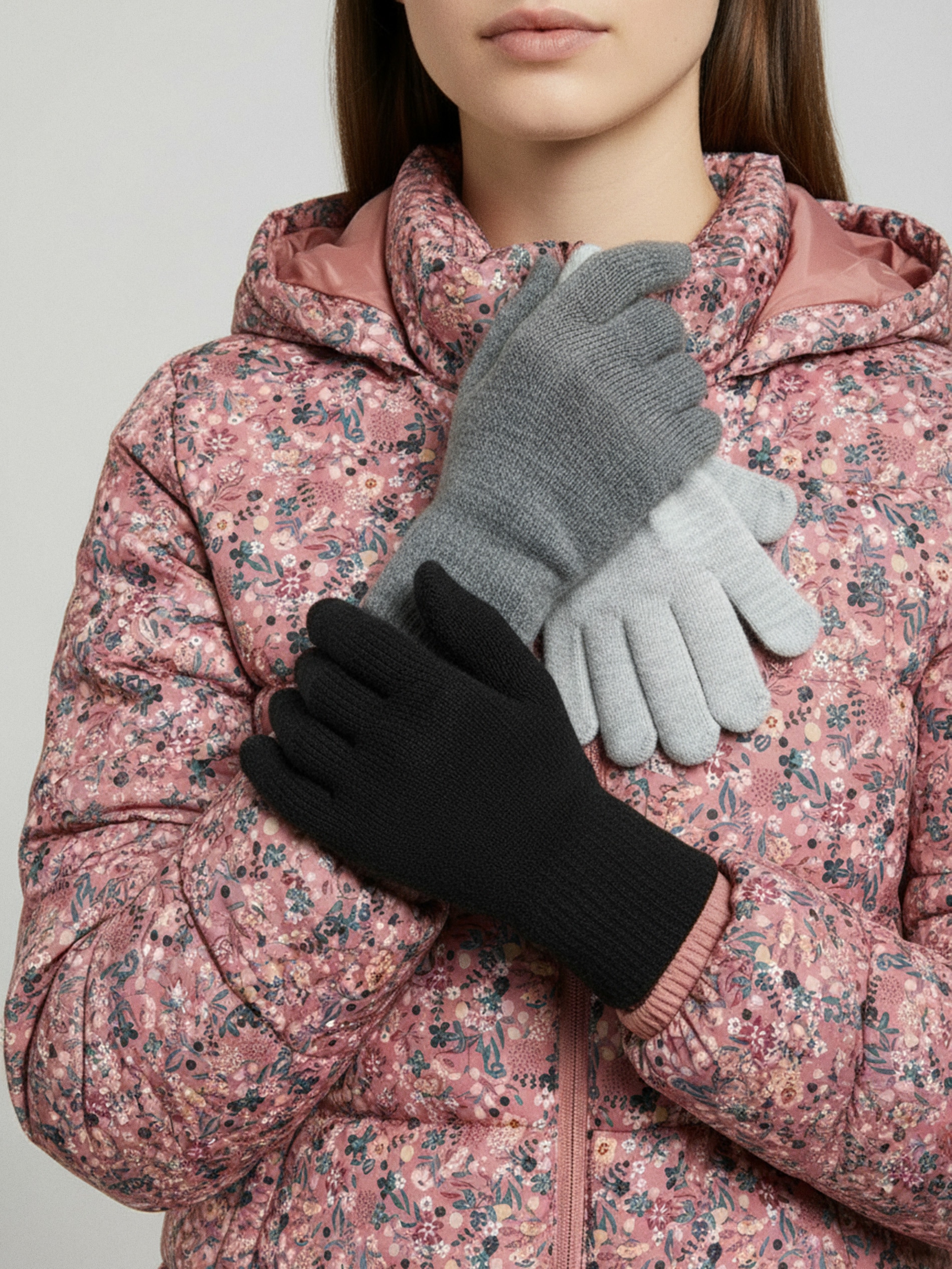 Sinsay - Γάντια 3 τμχ - μαυρο φωτογραφία