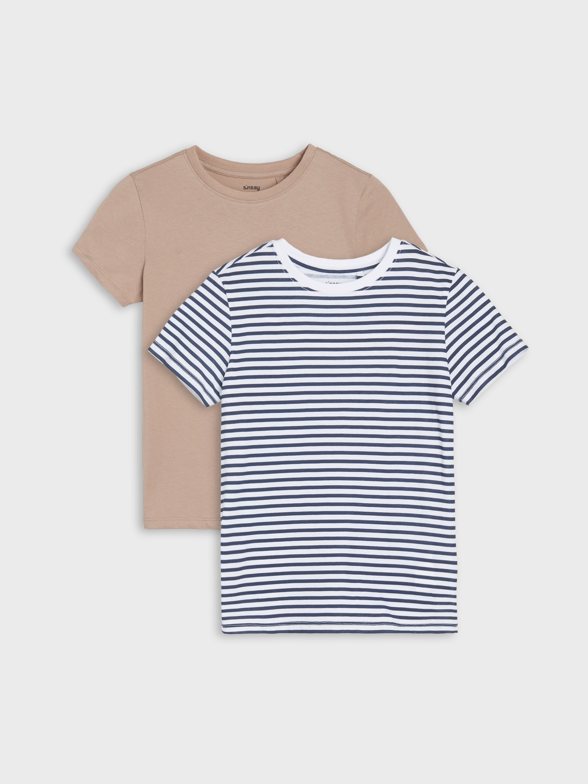 Sinsay - Koszulki z krótkim rękawem 2 pack - biały