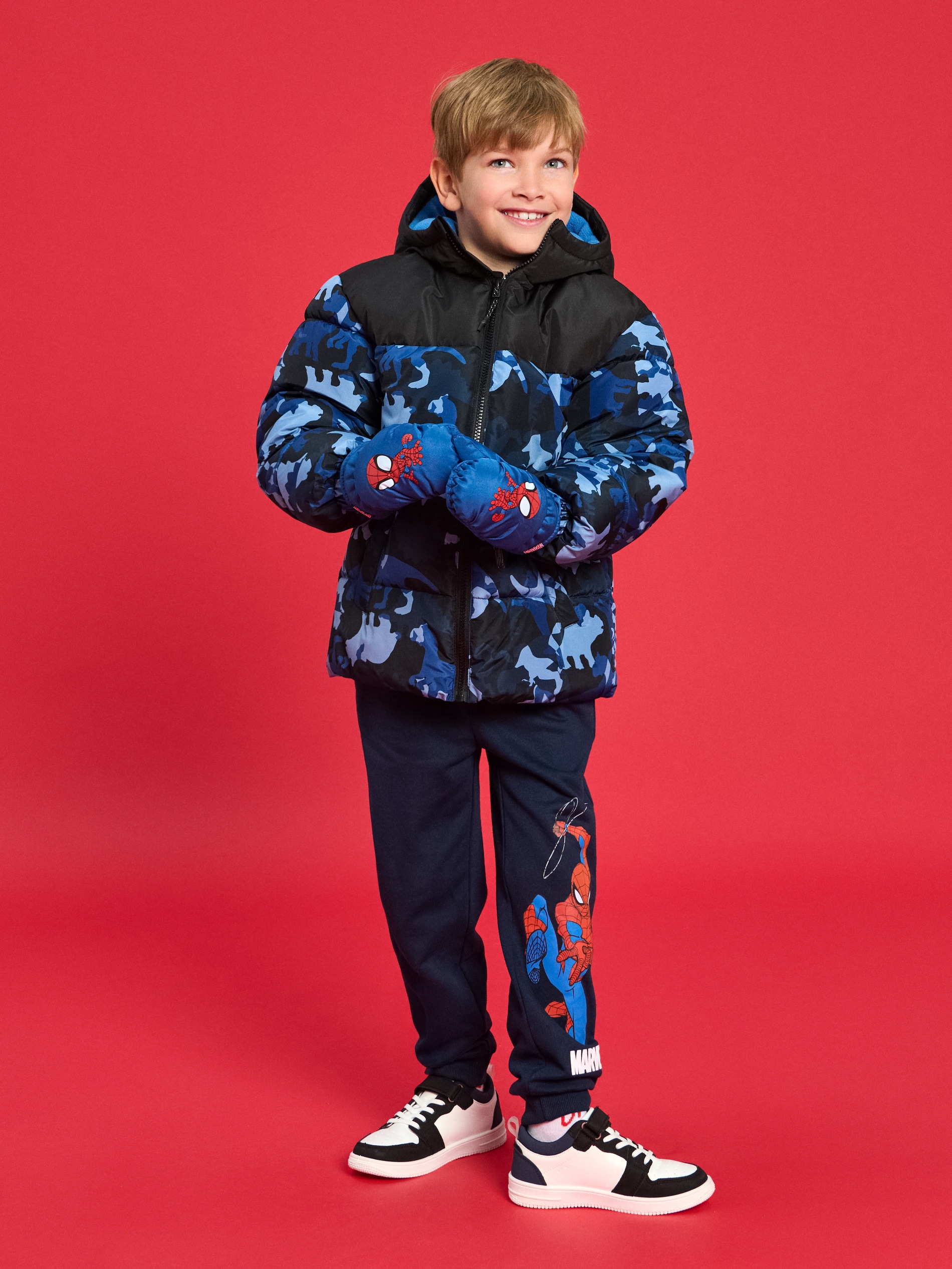 Sinsay - Επενδεδυμένα γάντια Spider-Man - ναυτικο μπλε φωτογραφία