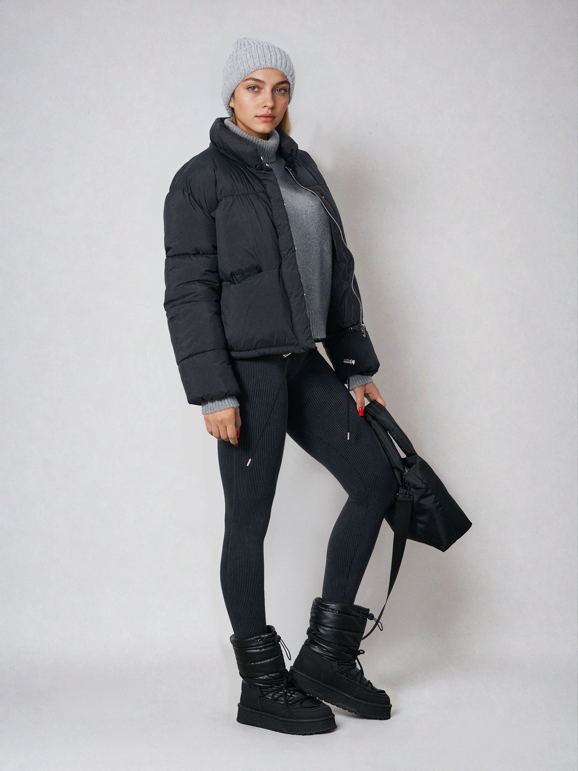 Sinsay - Μποτάκια με κορδόνια μέχρι τον αστράγαλο - μαυρο φωτογραφία