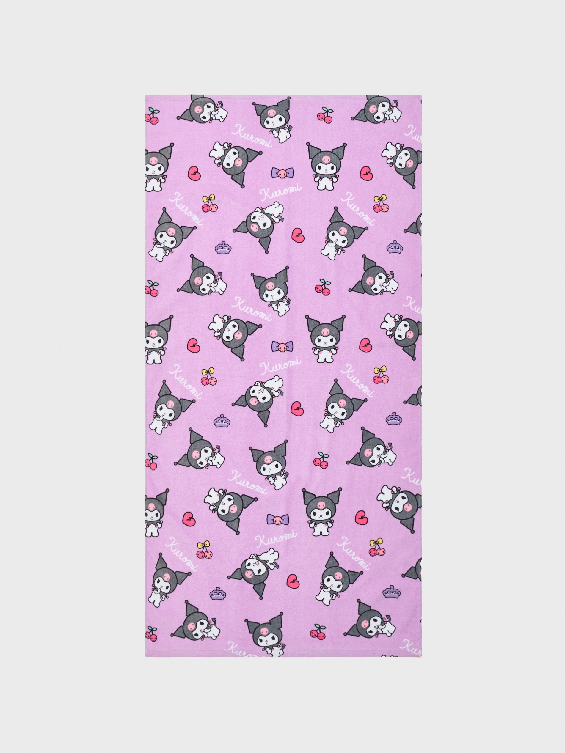 Sinsay - Bawełniany ręcznik Kuromi - różowy