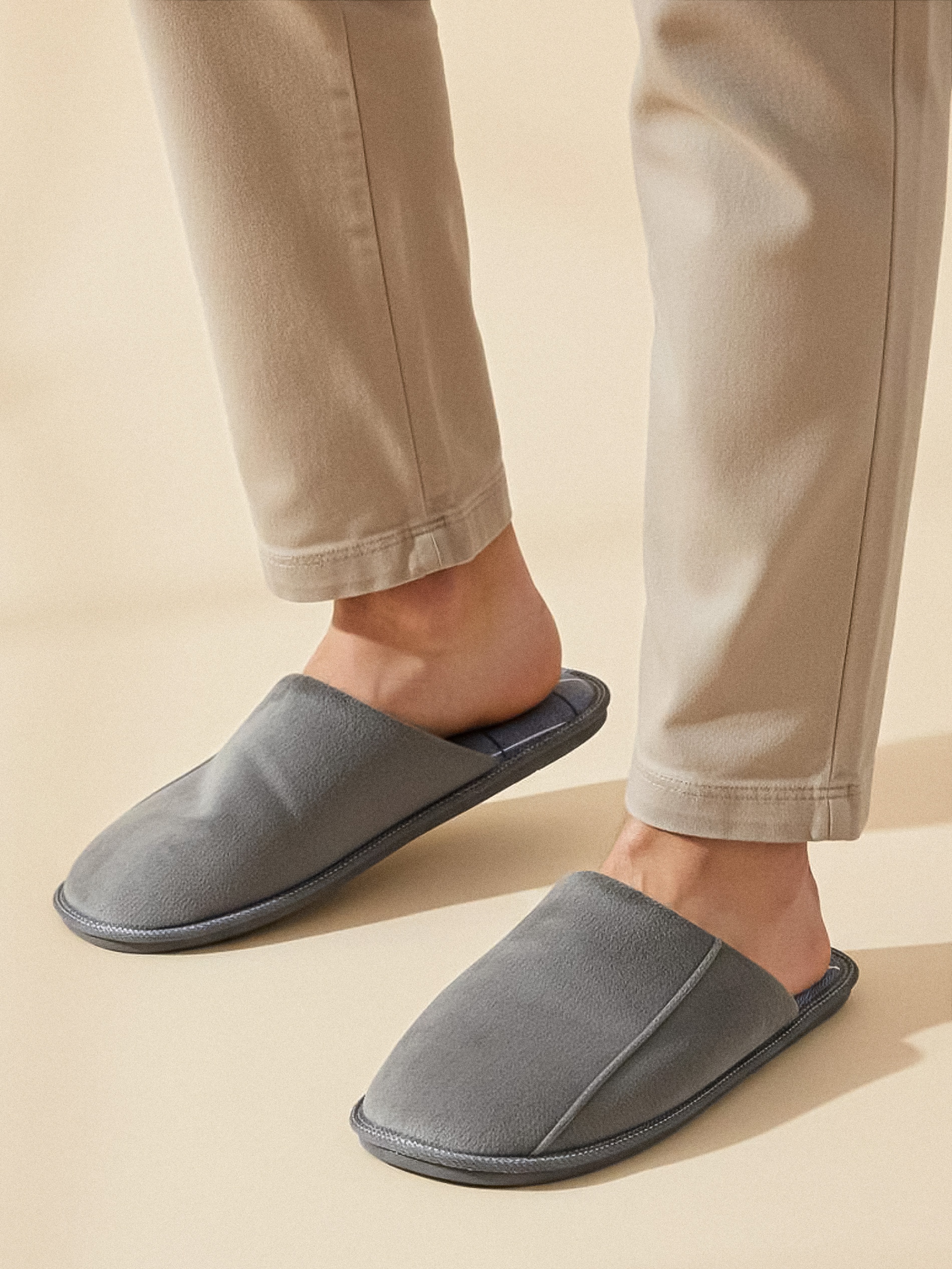 Sinsay - Παντόφλες - ανοιχτό γκρι φωτογραφία